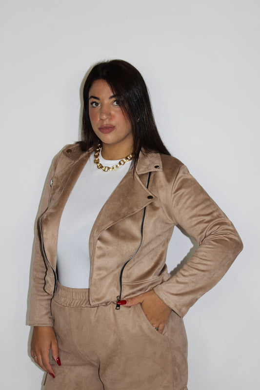 Chiodo camoscio Curvy