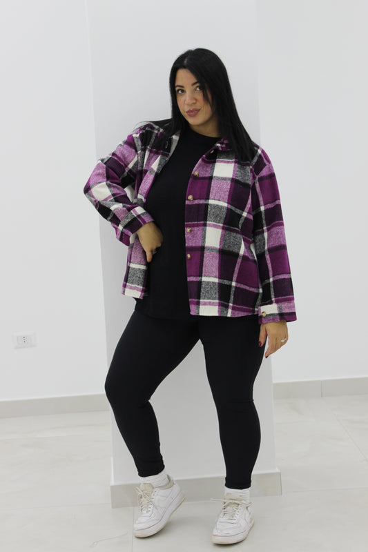 Giacca Quadri Oversize Vari colori