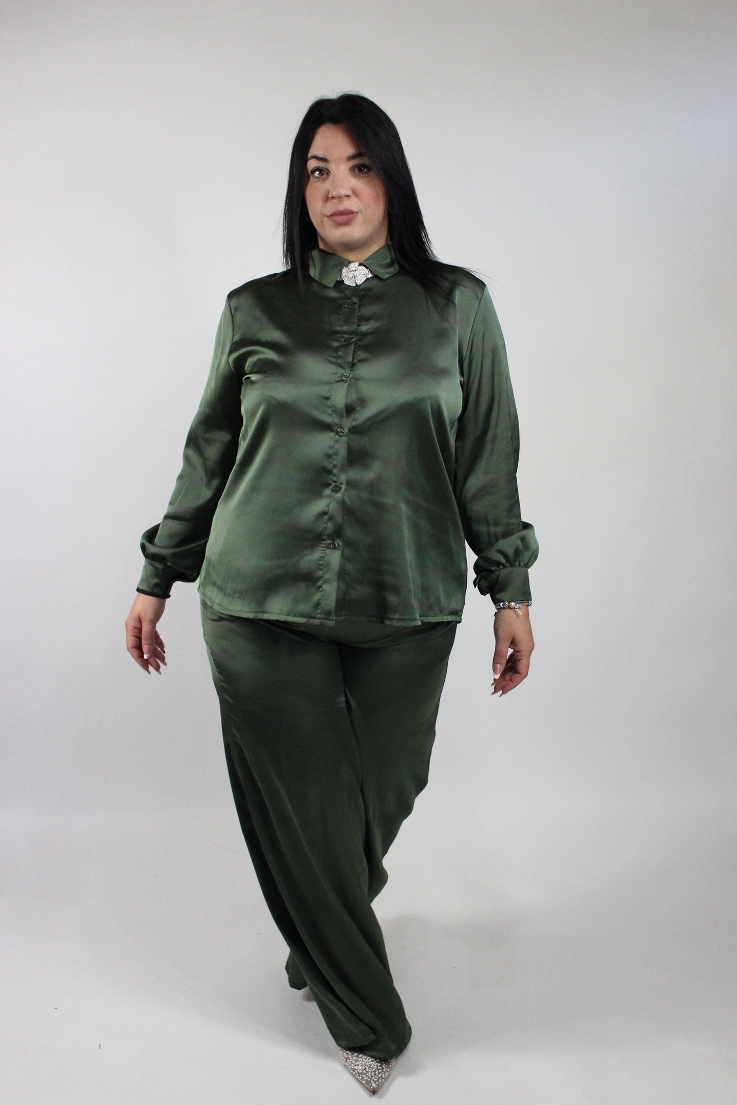Coordinato Laila Curvy Verde