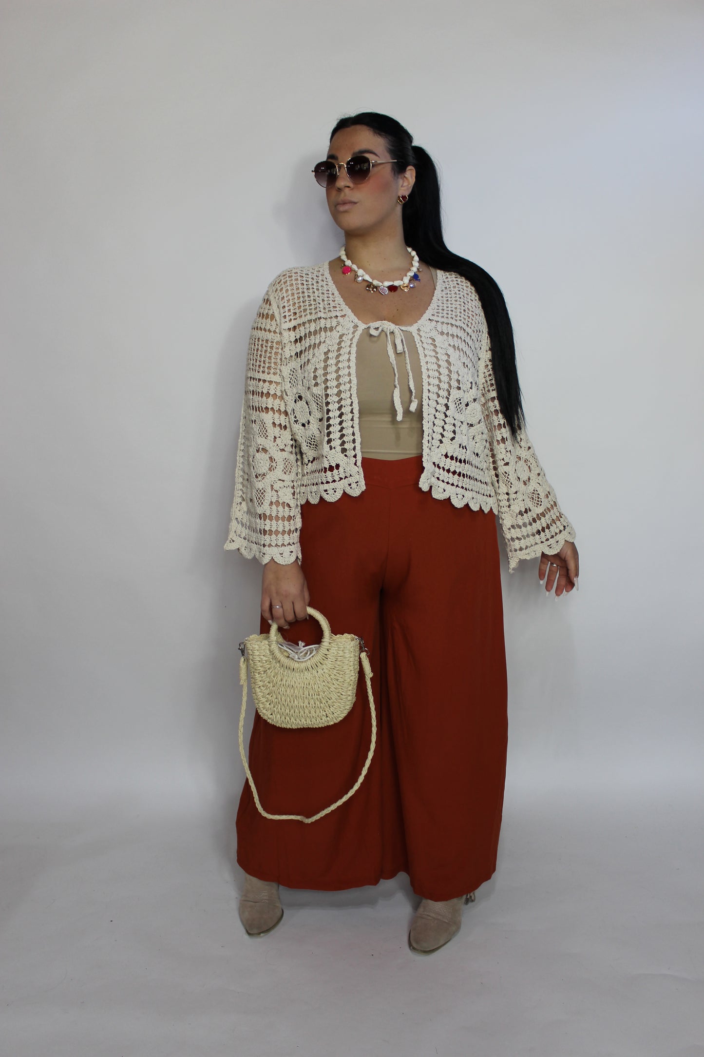 Pantalone Sorrento Curvy Ruggine