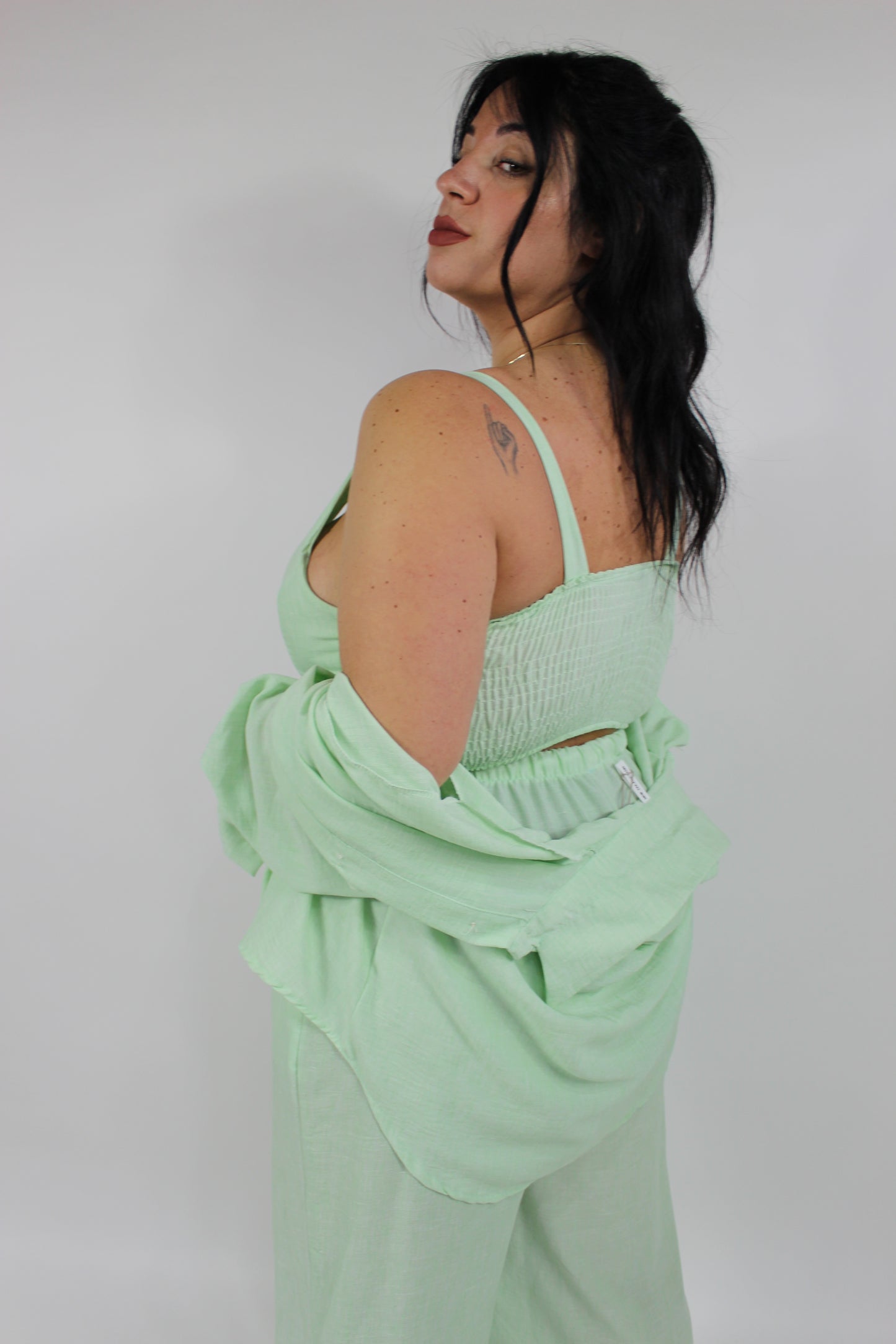 Coordinato Chicca Curvy Menta