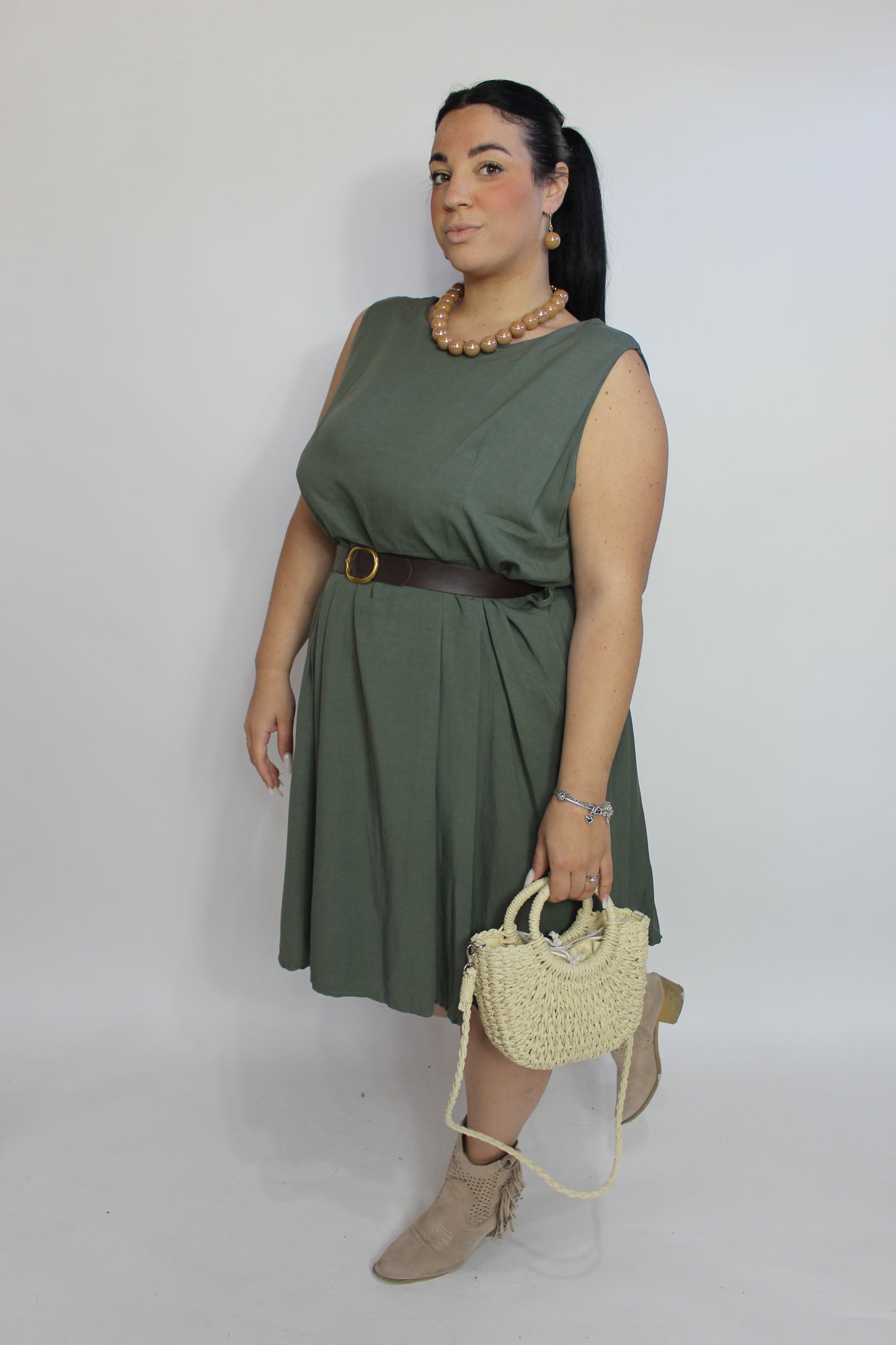 Abito Marechiaro Curvy Verde