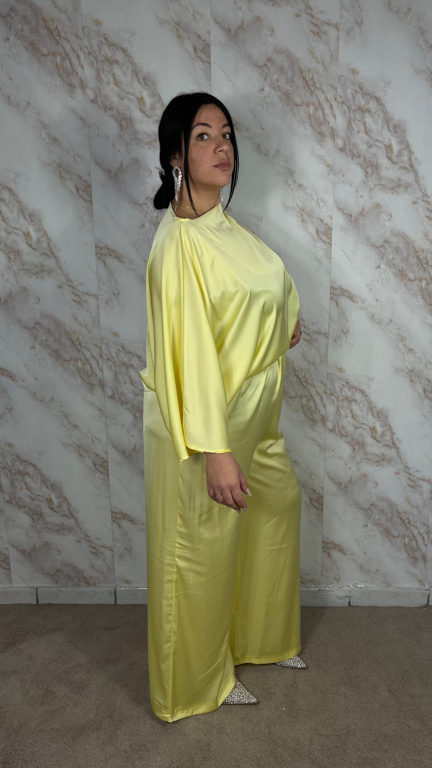Coordinato Emily Curvy Giallo