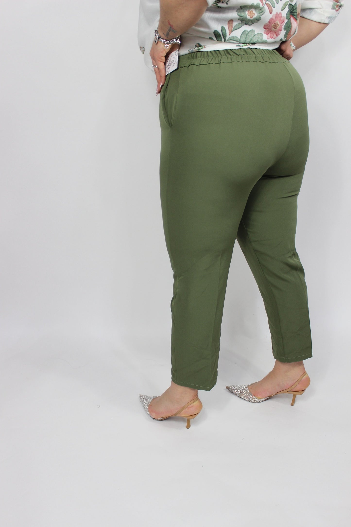 Pantalone Must Have Curvy Verde