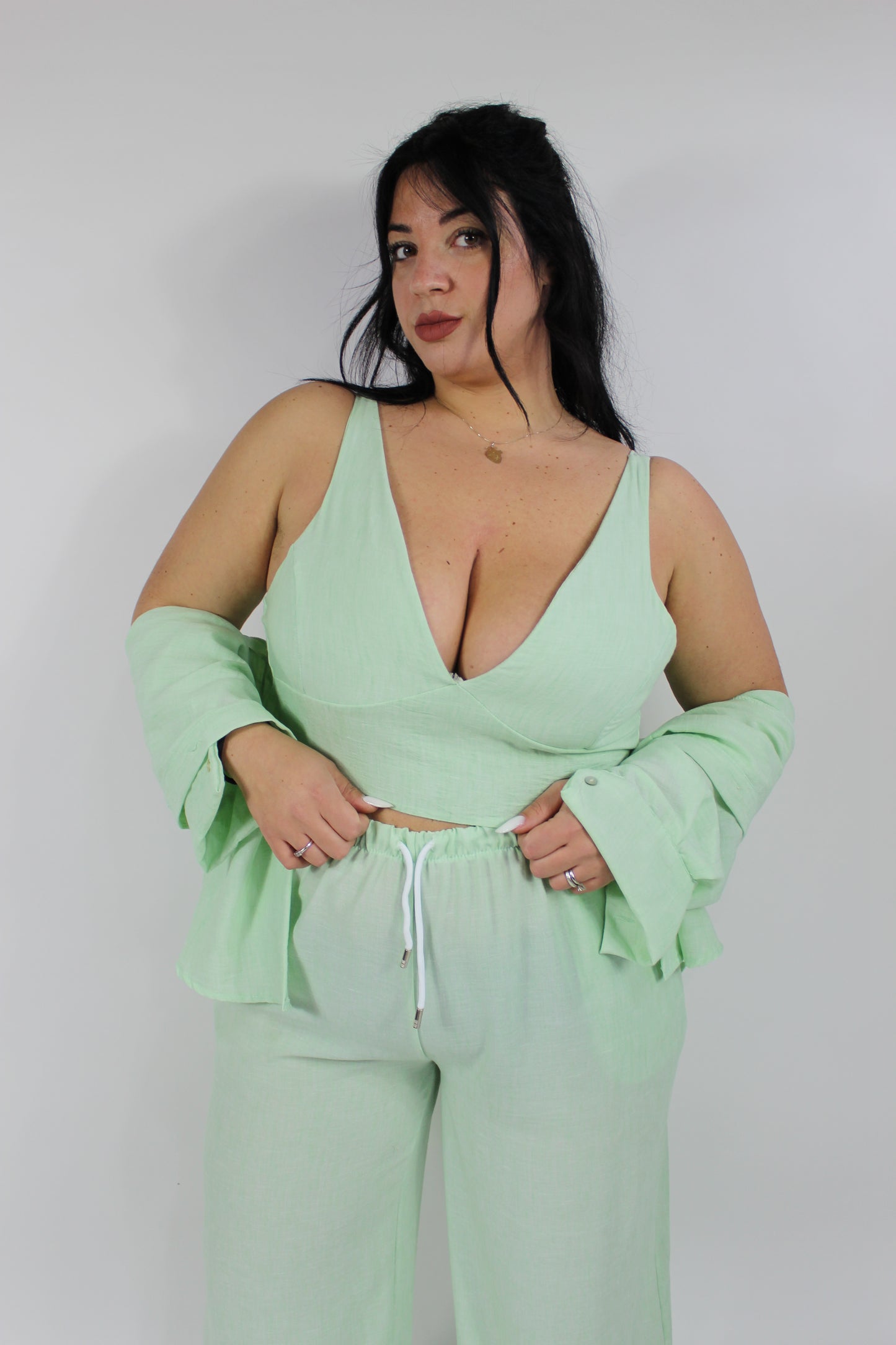 Coordinato Chicca Curvy Menta