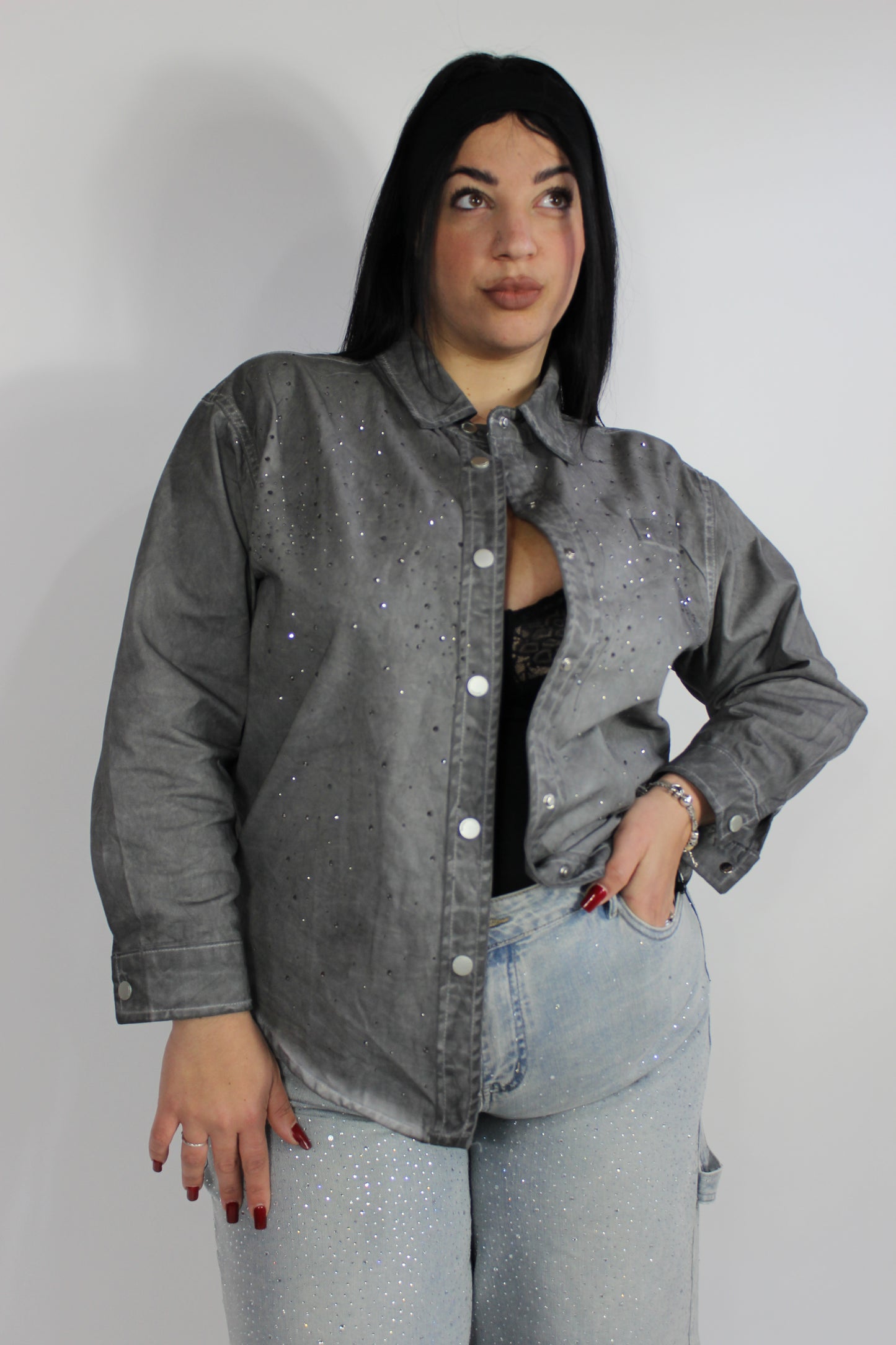 Camicia Jeans Punk Slim & Curvy