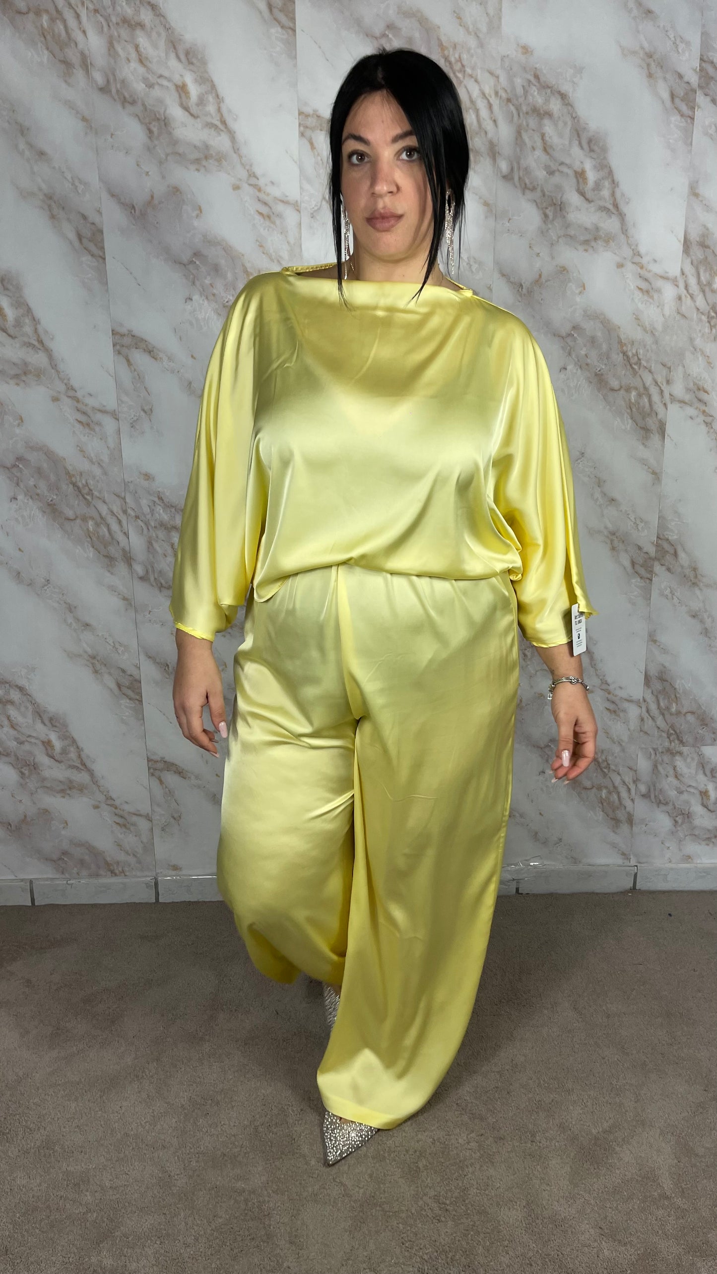 Coordinato Emily Curvy Giallo
