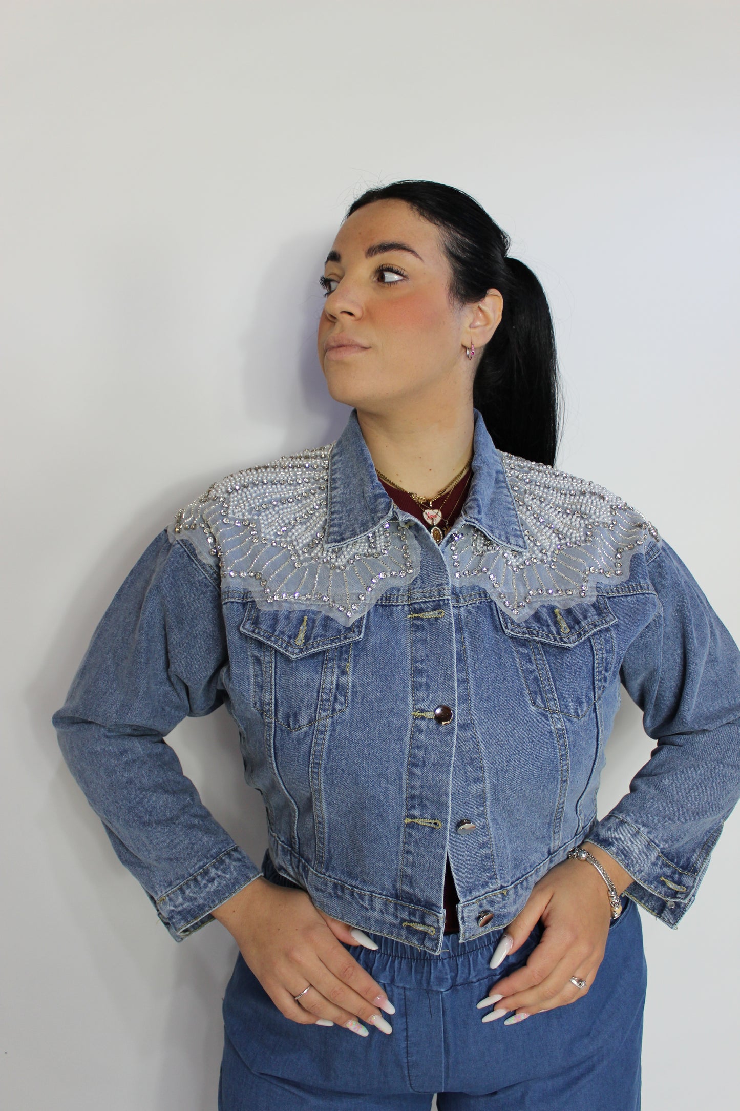 Giubbotto Jeans Luccico Slim & Curvy