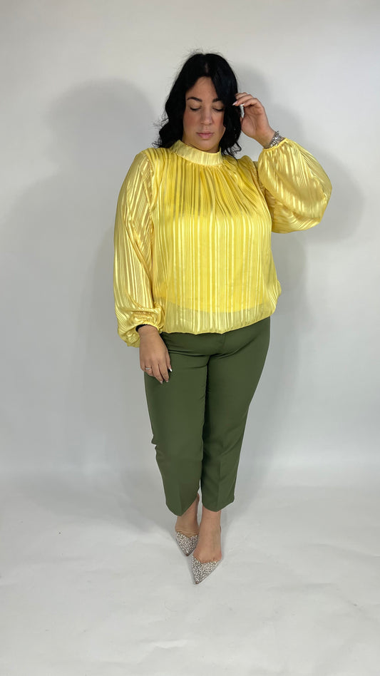 Camicia Curvy 573 Gialla
