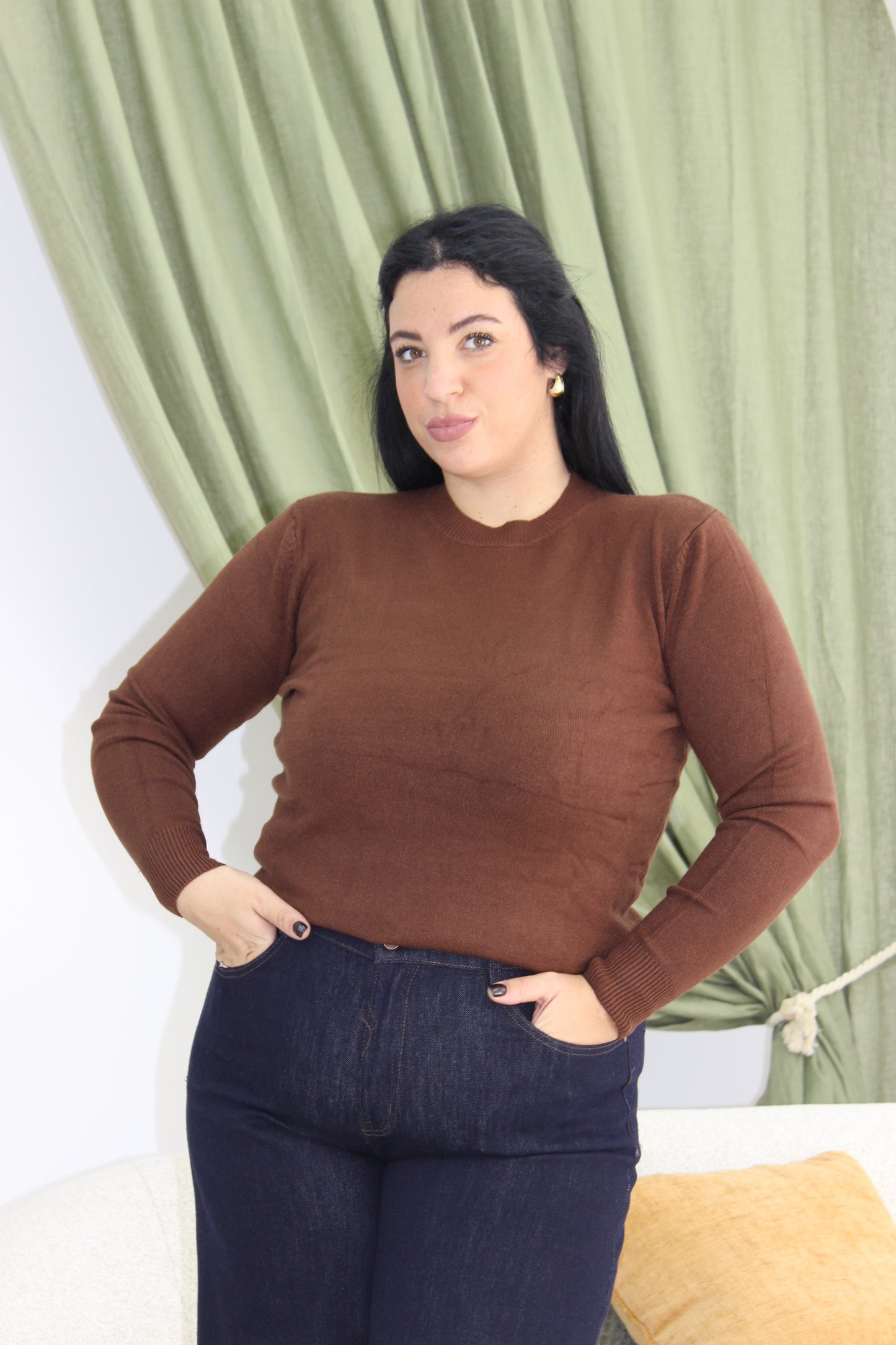 Dolce vita giro collo oversize