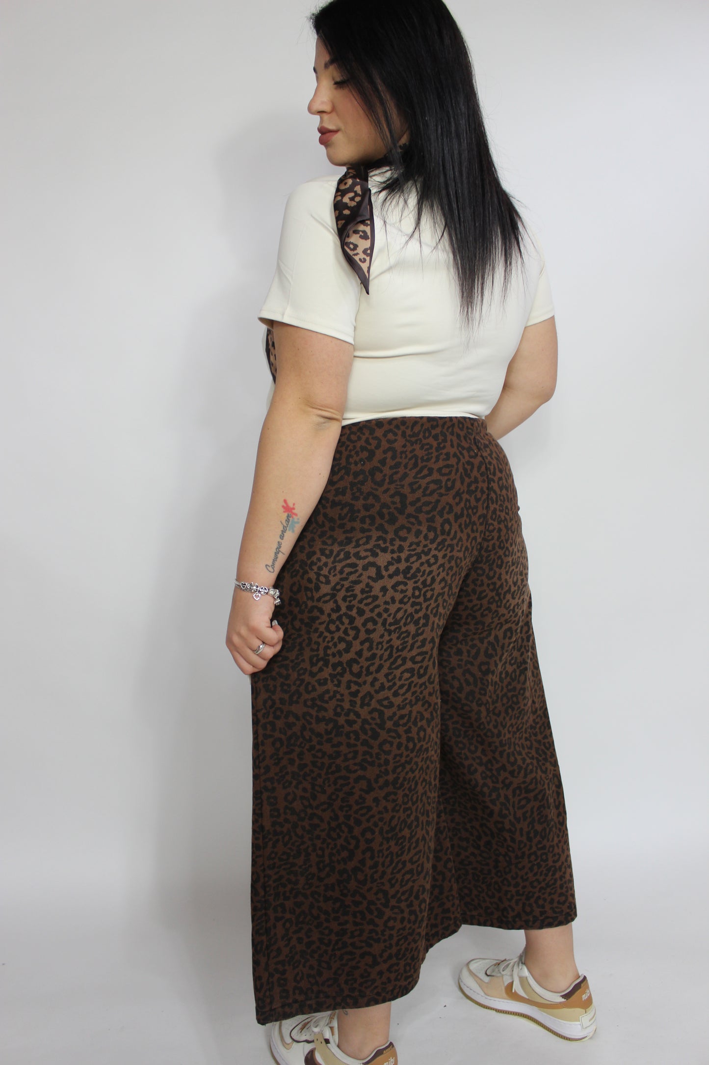 Jeans zampa animalier Slim & Curvy