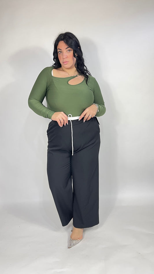 Body 078 Curvy Verde Militare