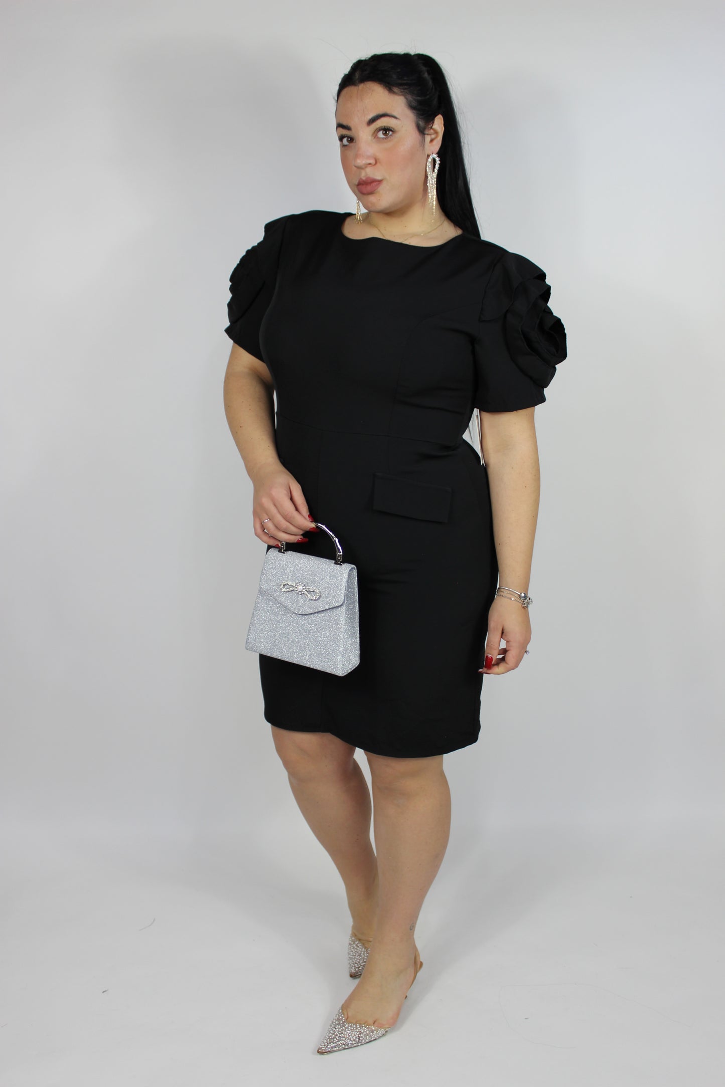 Abito Kate Curvy Nero