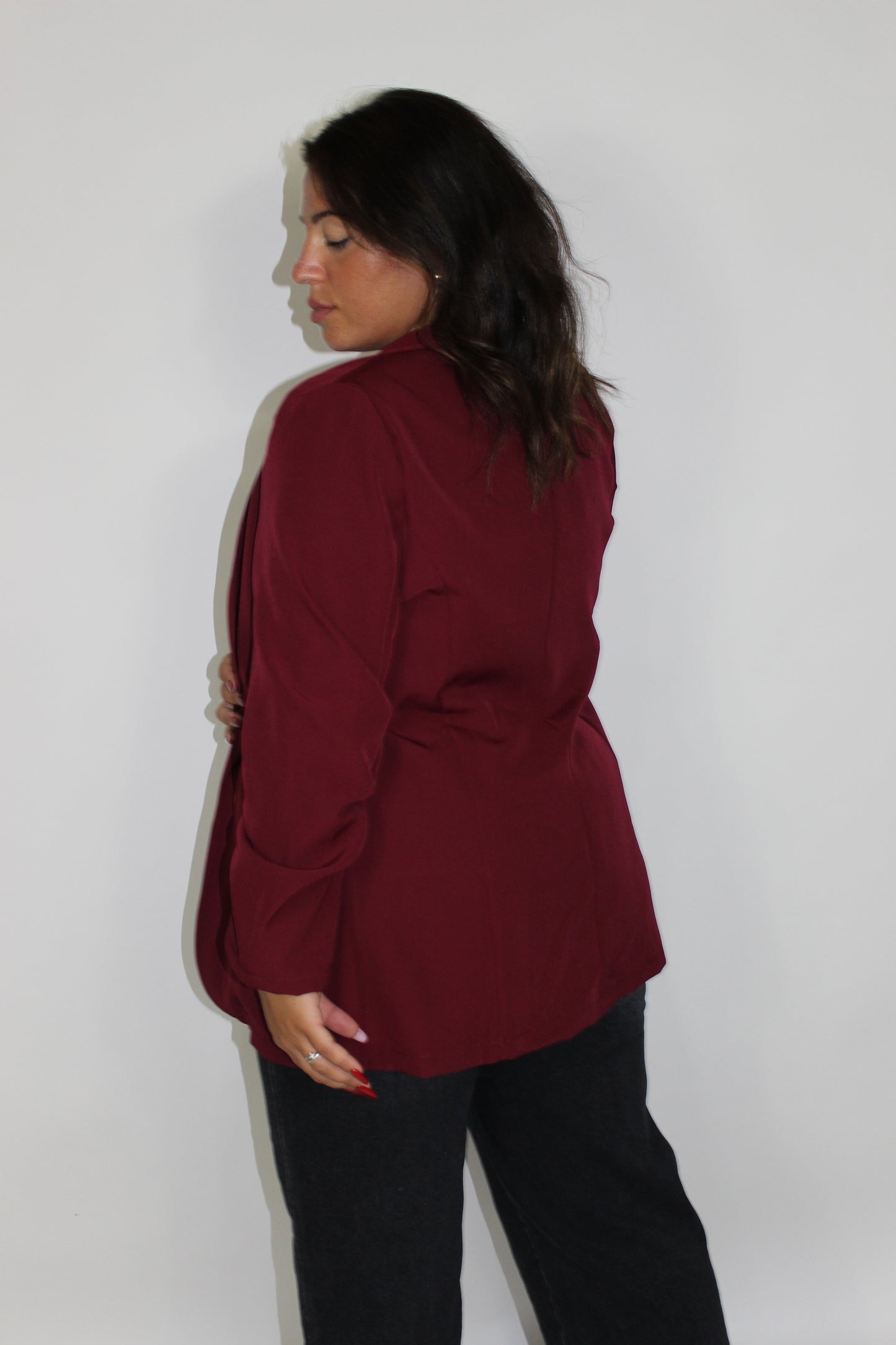 Giacca Drappeggio CURVY vari colori