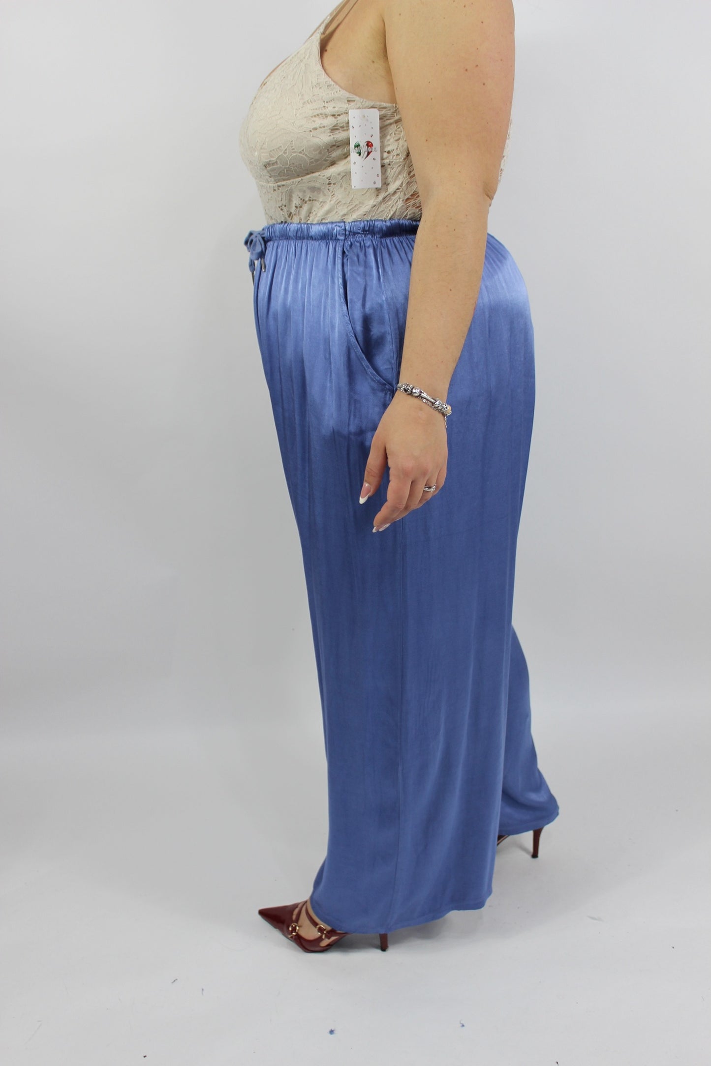 Pantalone Felicia Curvy Azzurro