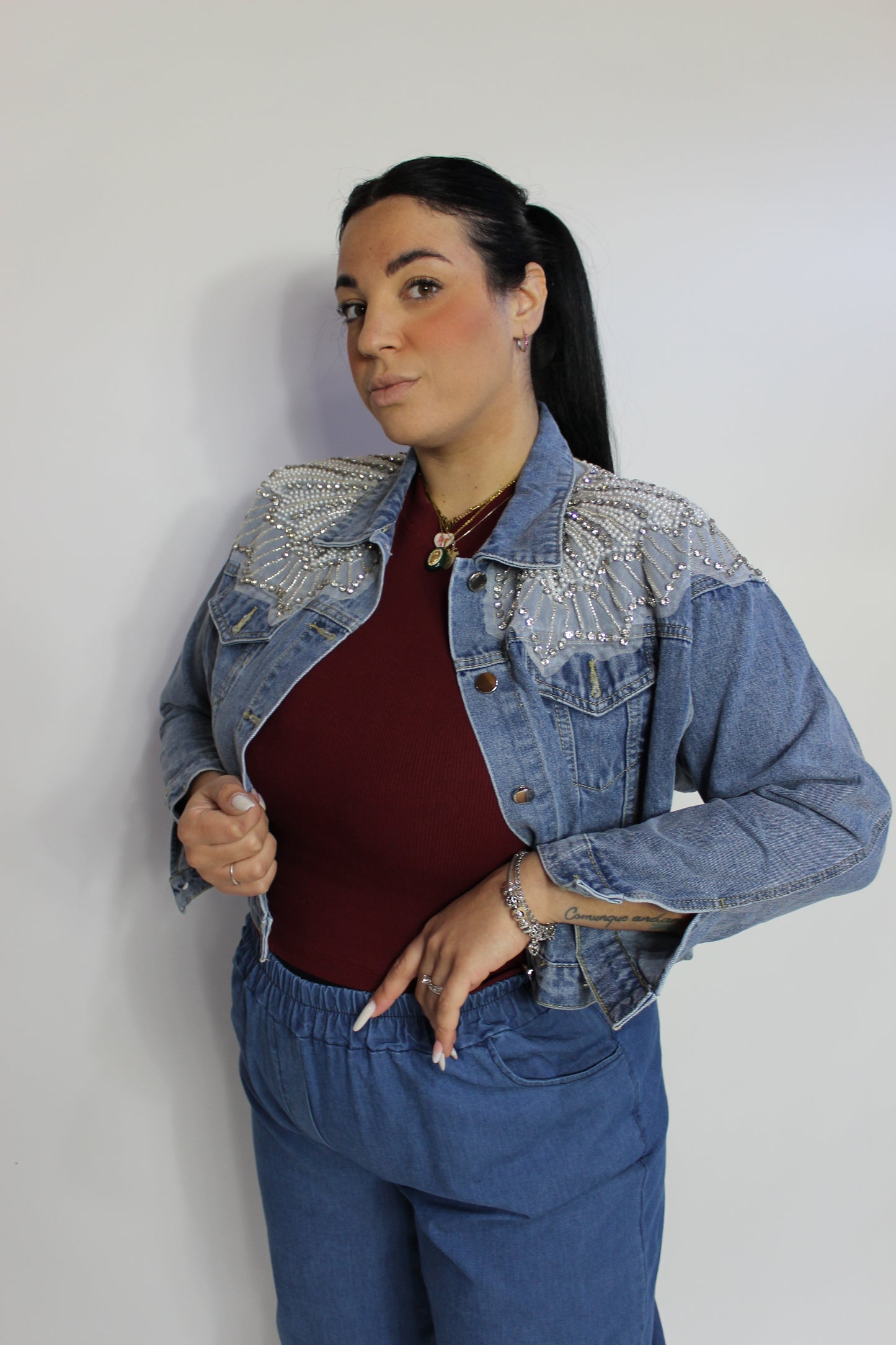 Giubbotto Jeans Luccico Slim & Curvy
