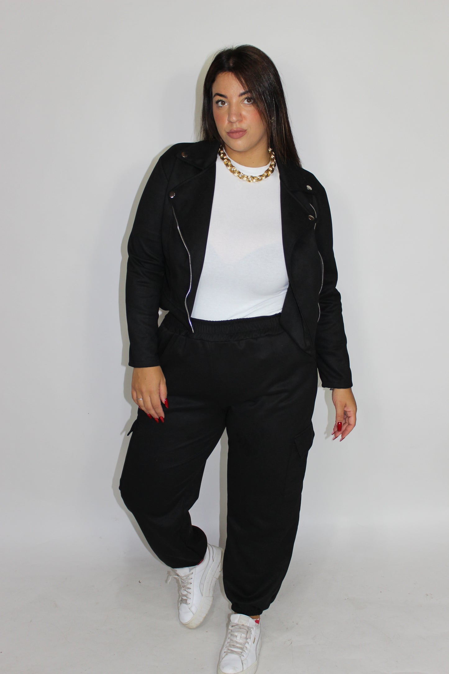 Chiodo camoscio Curvy