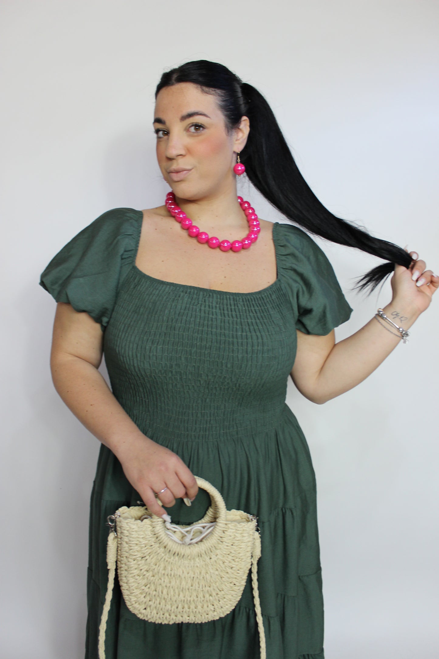 Abito Amalfi Curvy Verde
