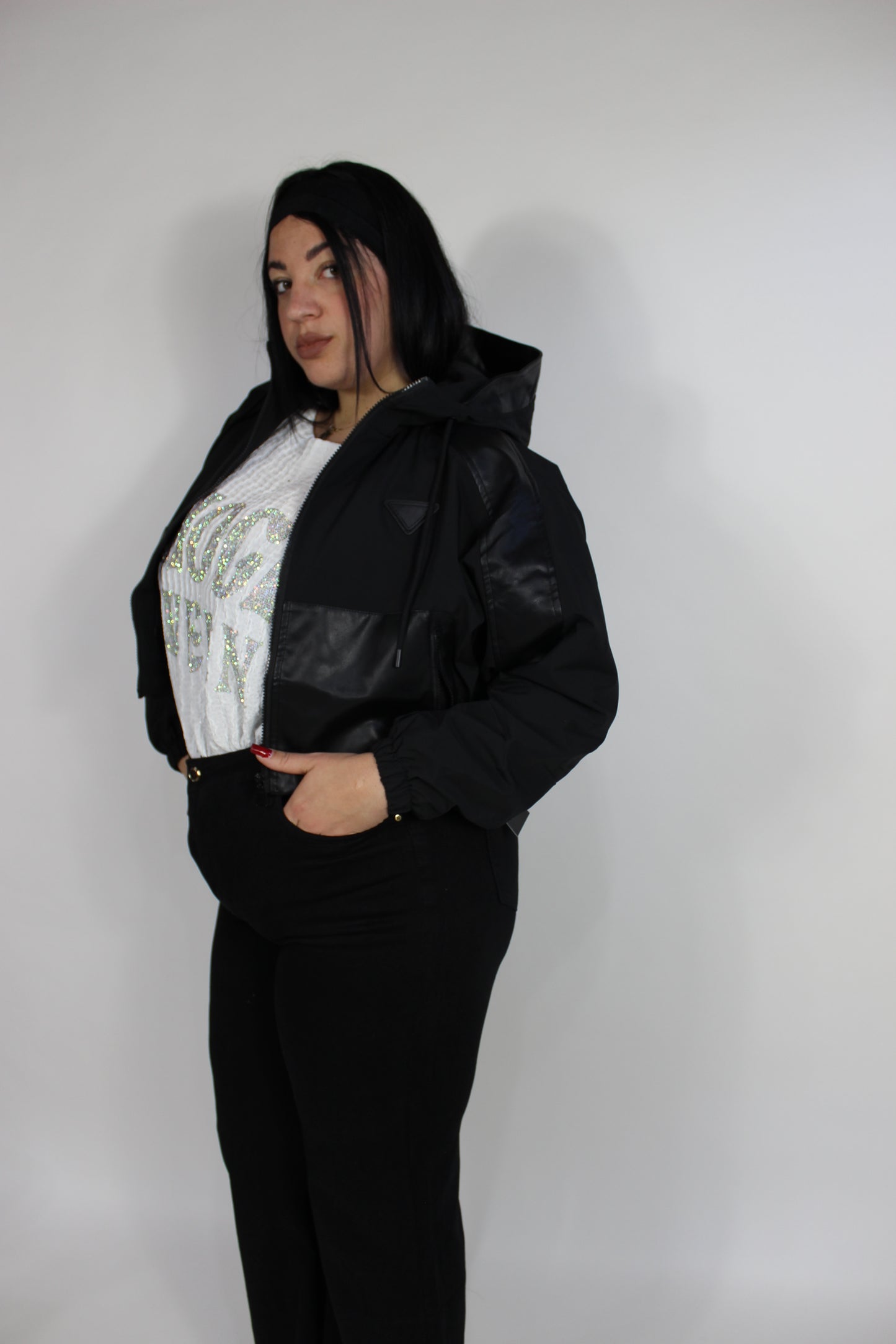 Giubbotto Praga Slim & Curvy Nero