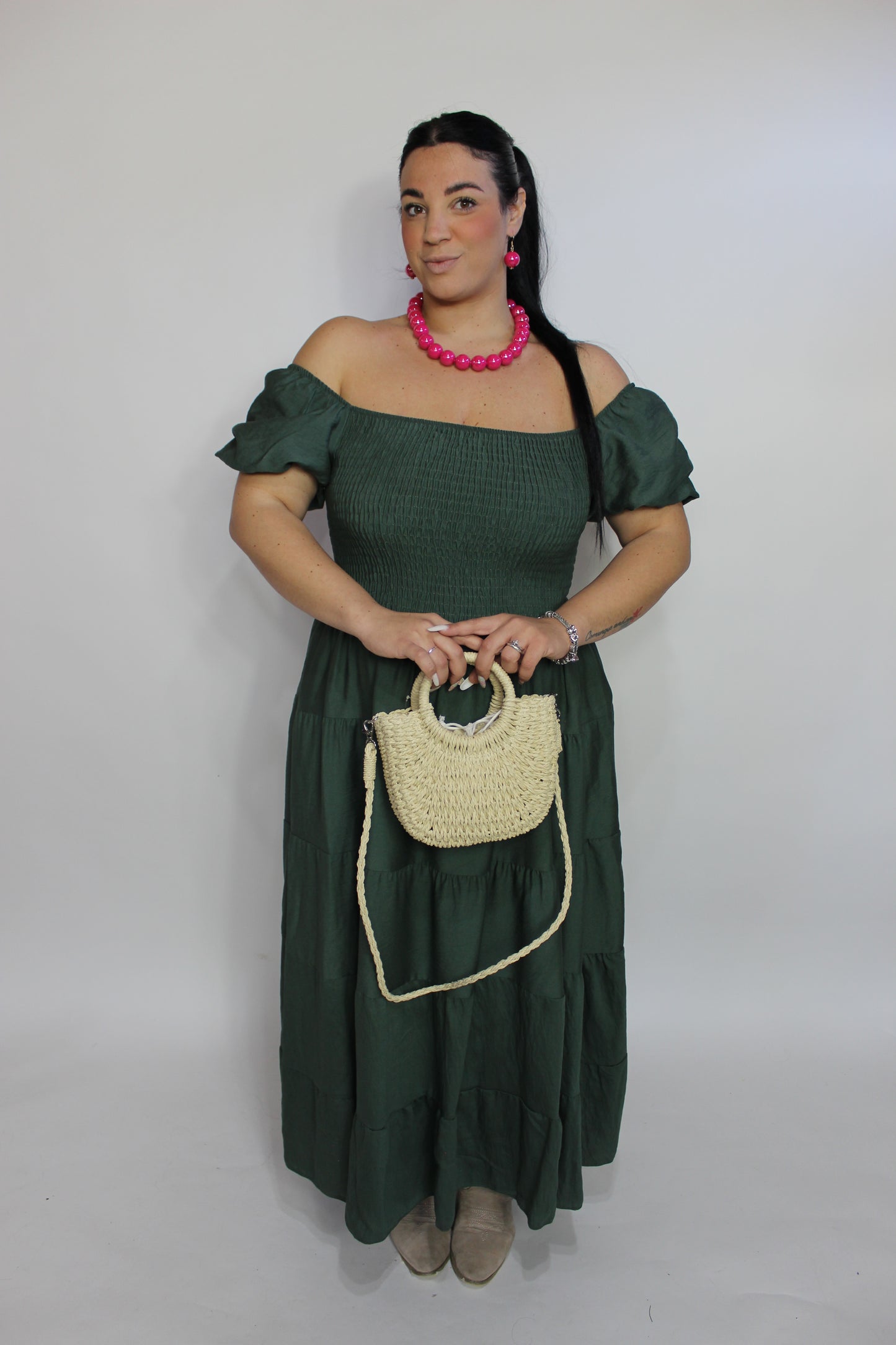Abito Amalfi Curvy Verde