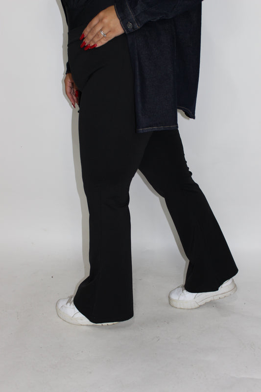 Panta Leggings a zampa Curvy