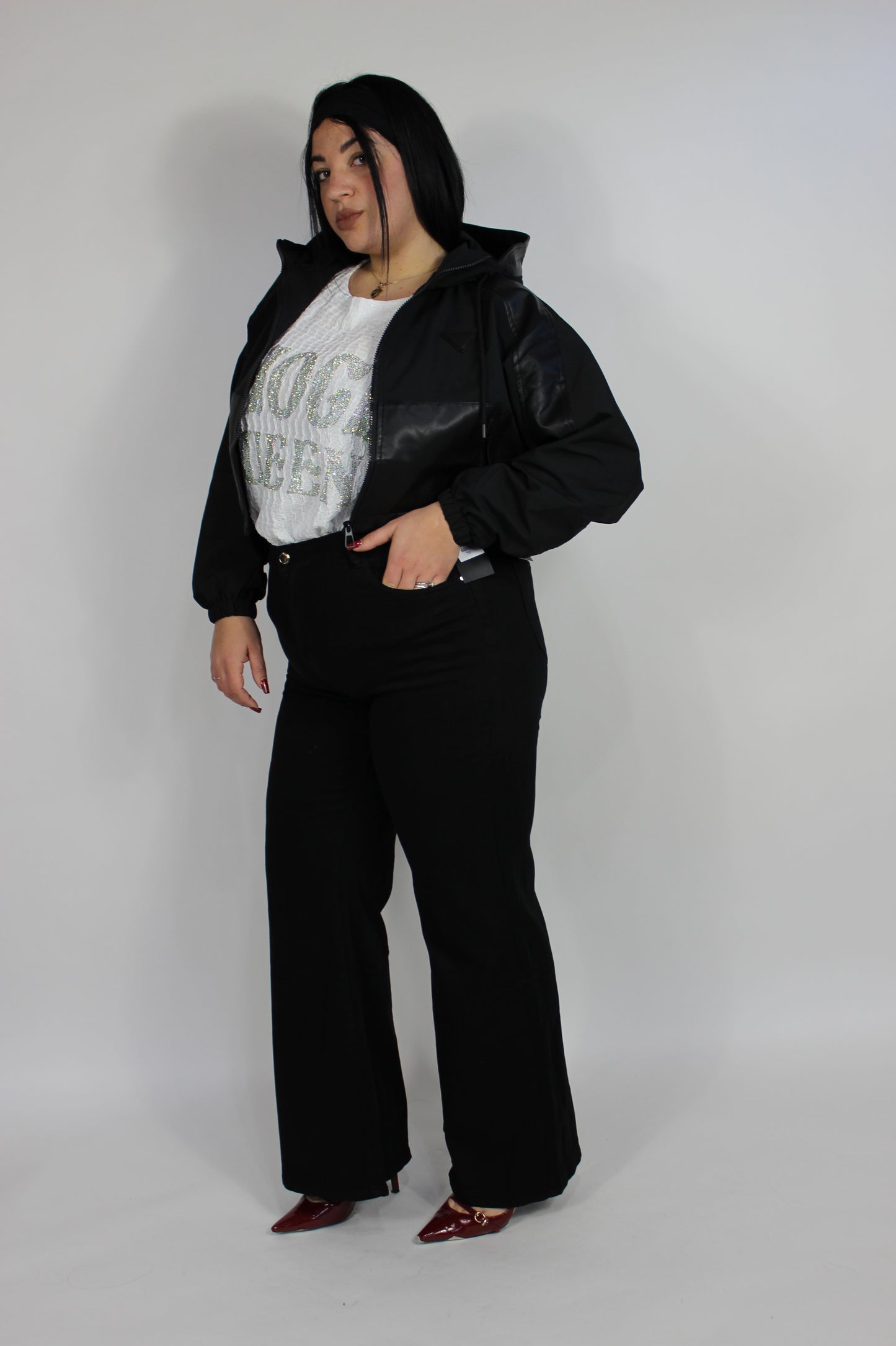 Giubbotto Praga Slim & Curvy Nero