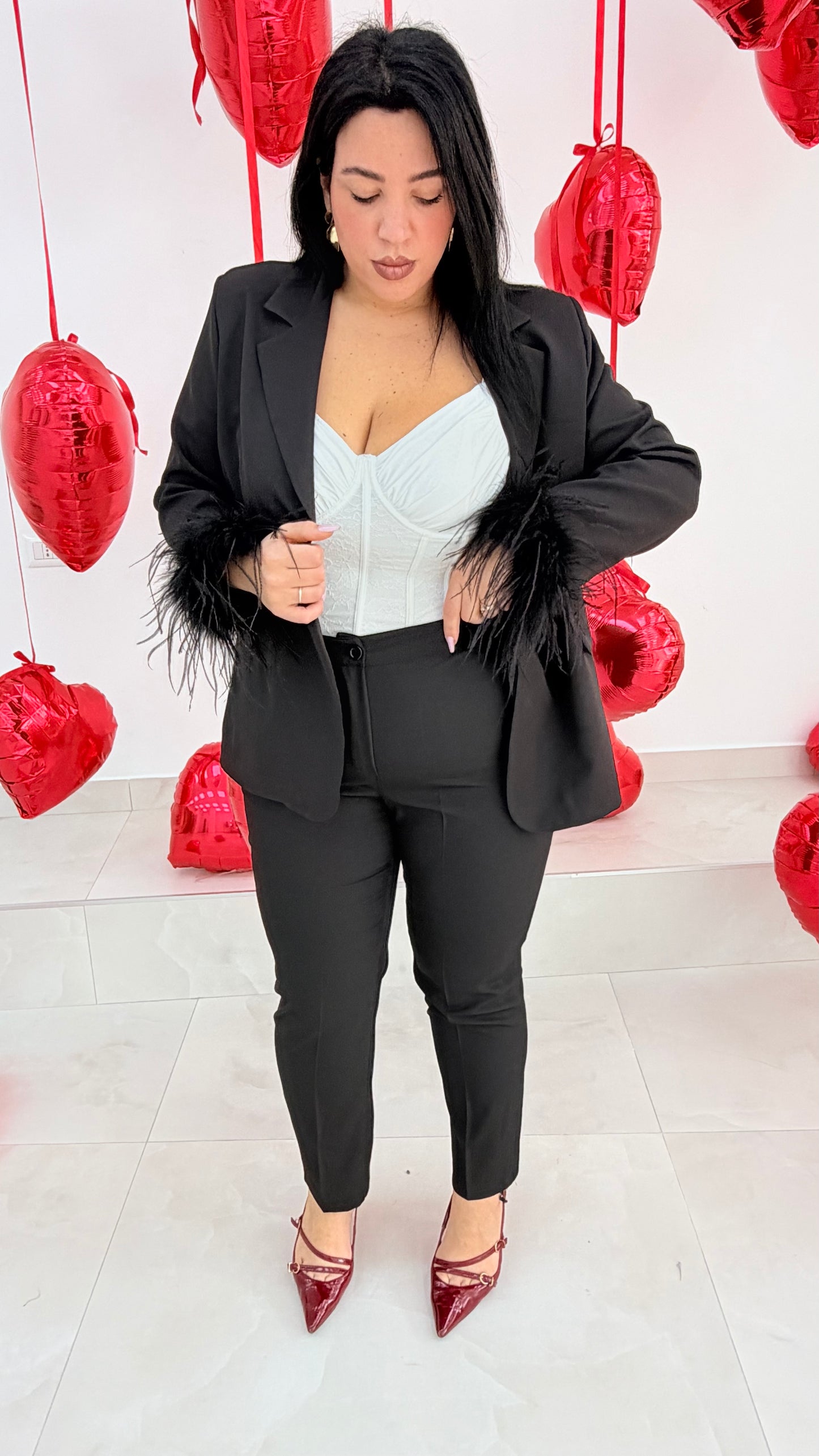 Tailleur piuma CURVY