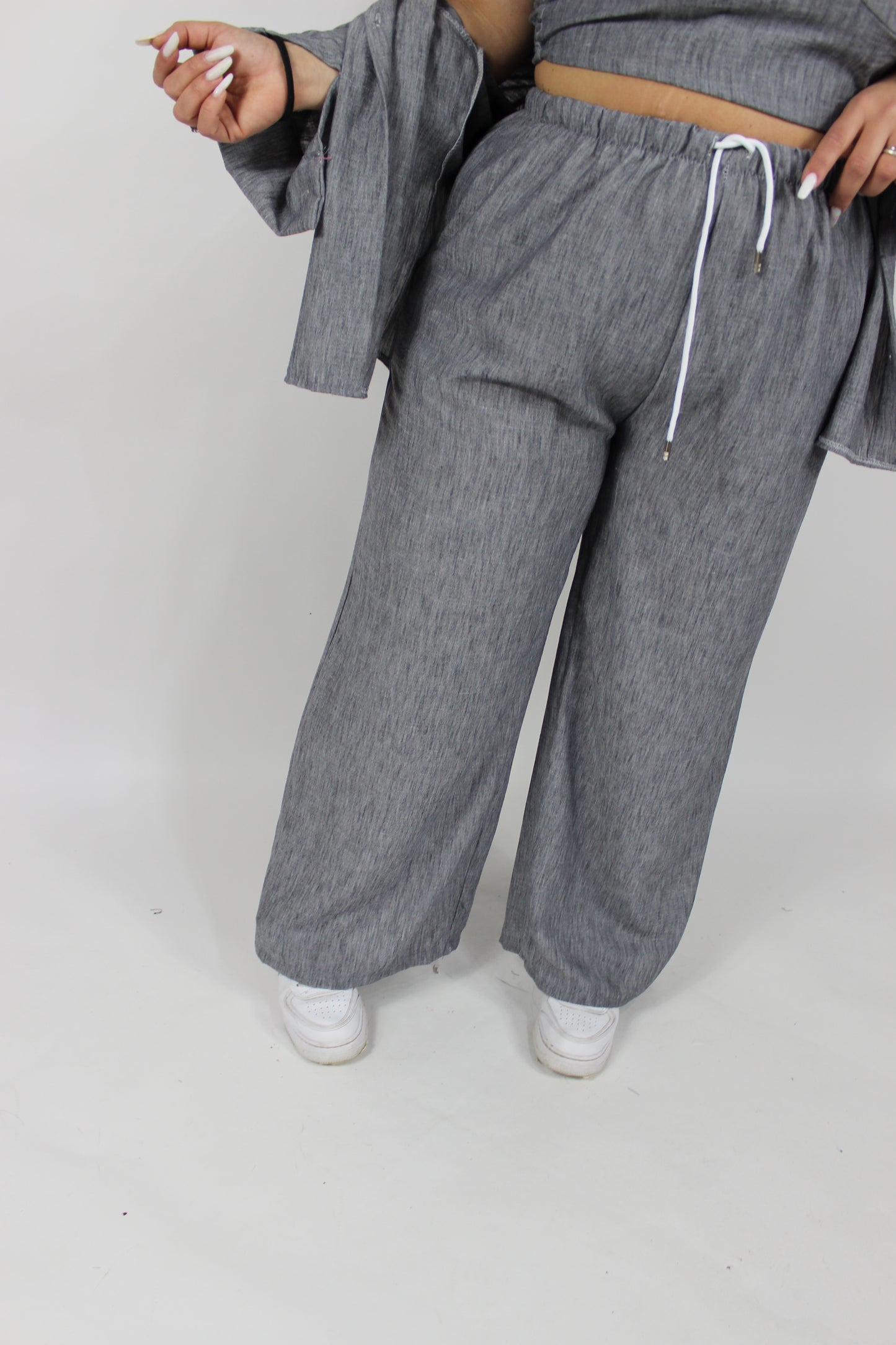 Coordinato Chicca Curvy Grigio Scuro