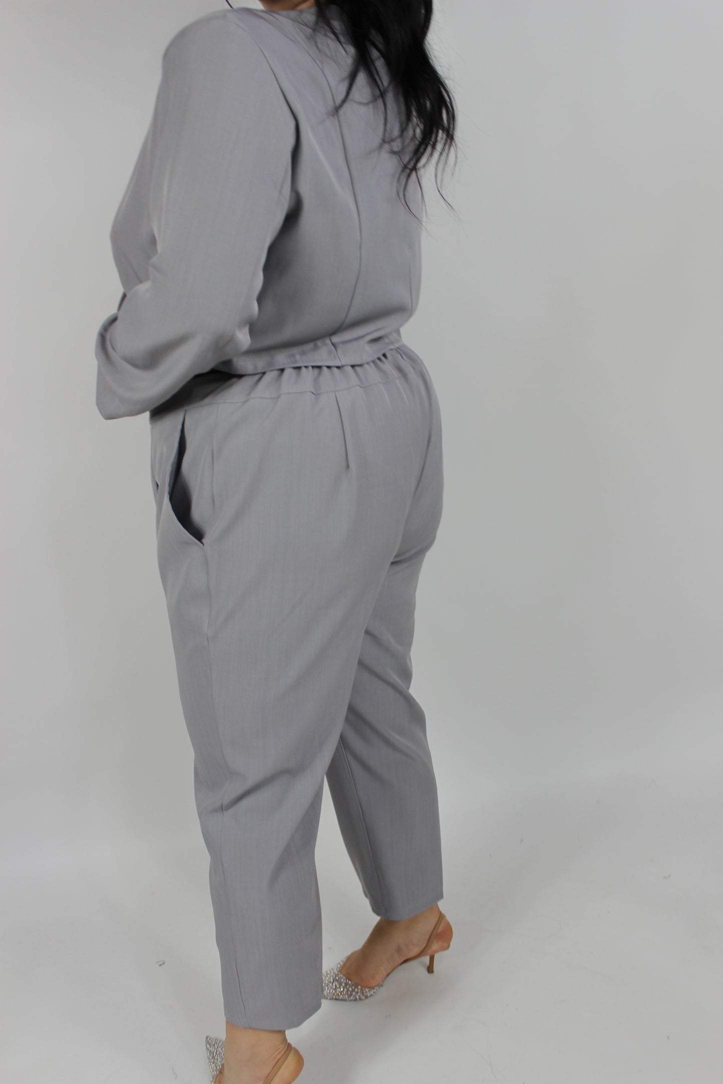 Coordinato Ginevra Curvy Grigio