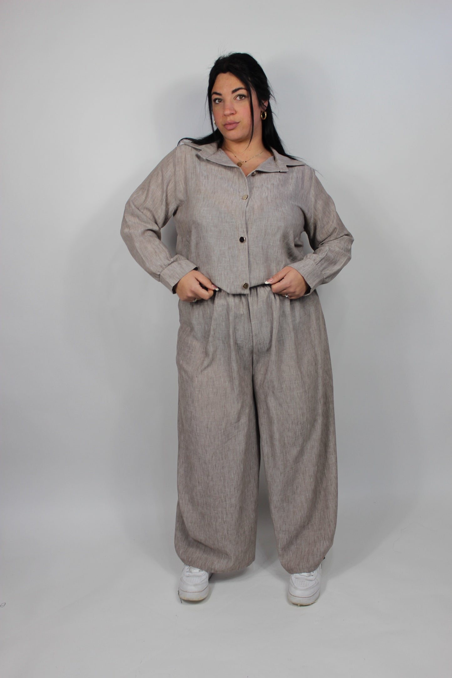 Coordinato Marta Curvy Beige