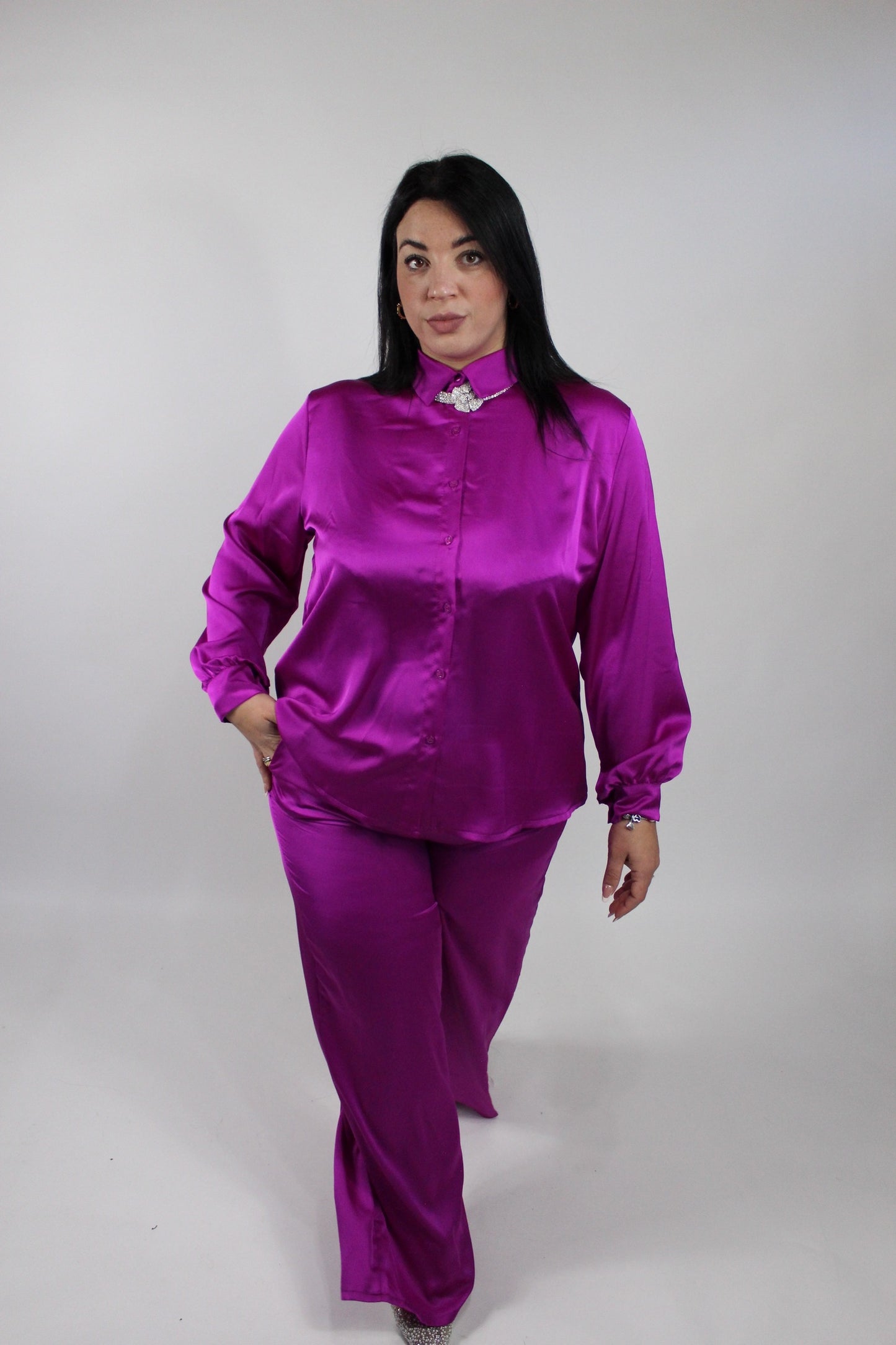 Coordinato Laila Curvy Magenta