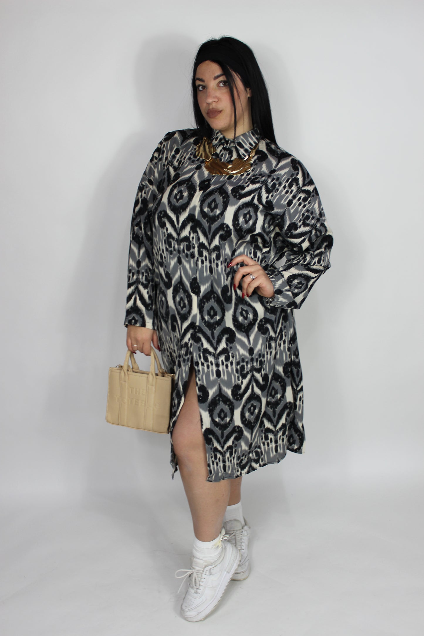 Abito Savana Curvy Nero
