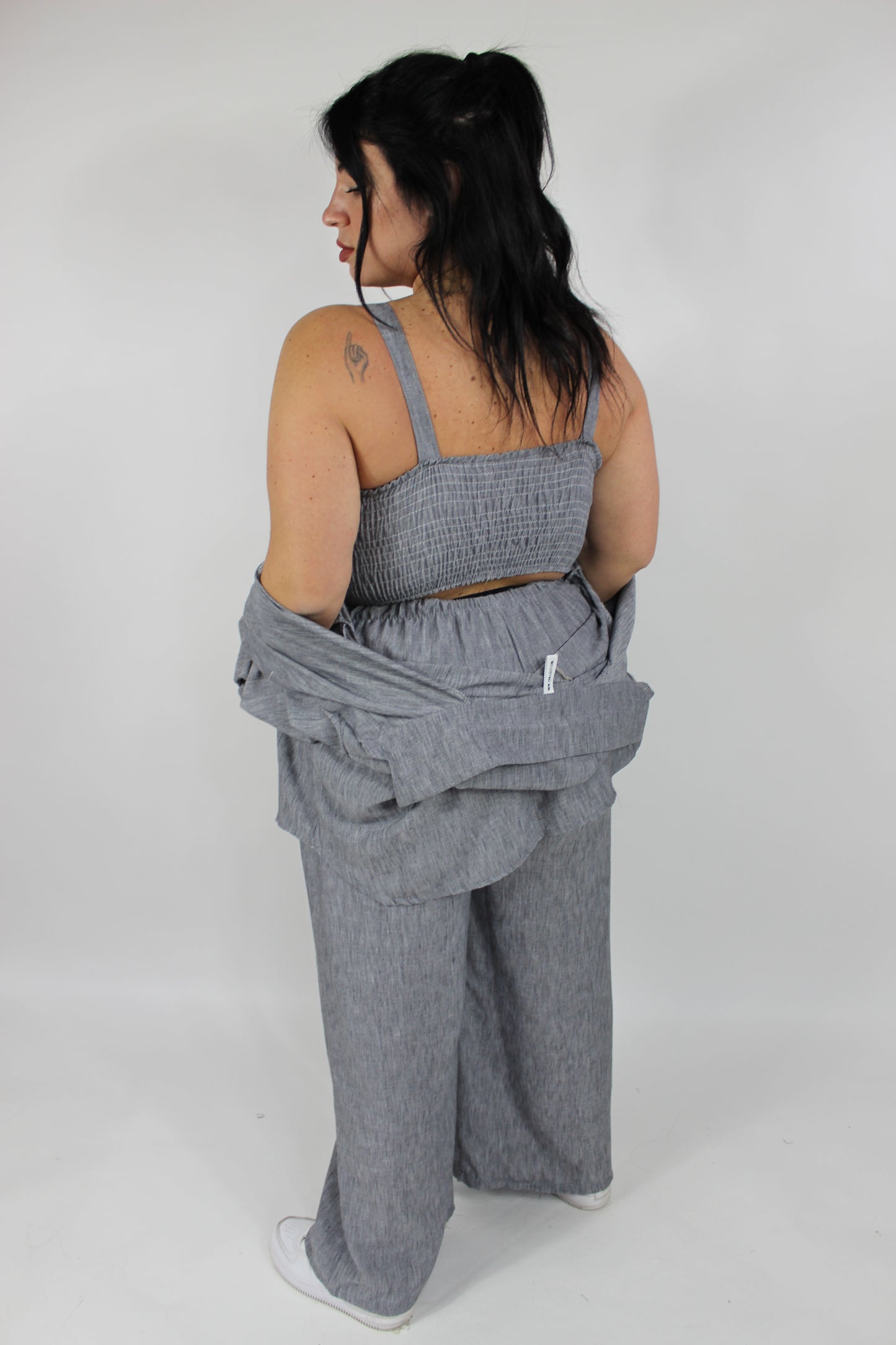 Coordinato Chicca Curvy Grigio Scuro