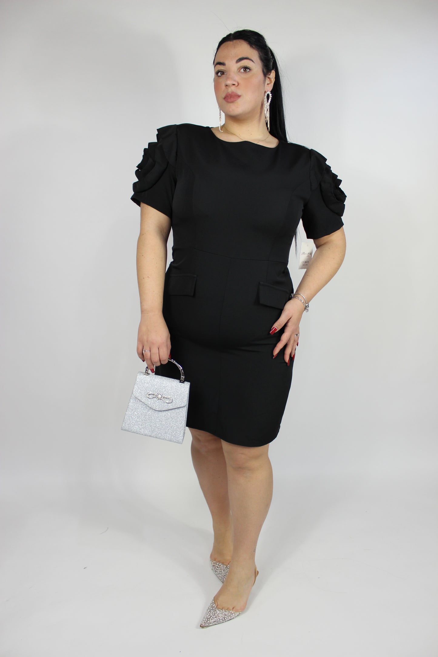 Abito Kate Curvy Nero
