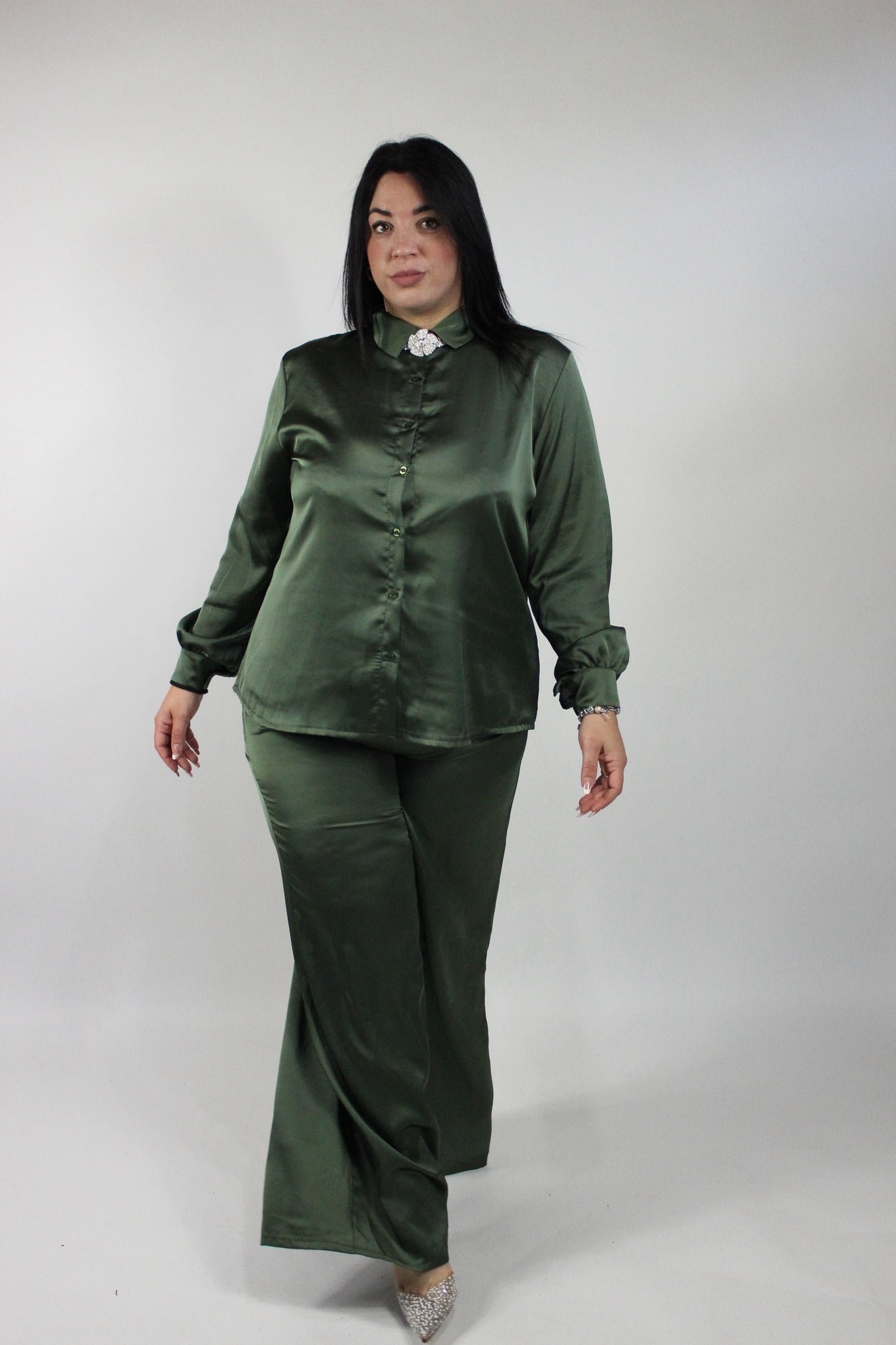 Coordinato Laila Curvy Verde