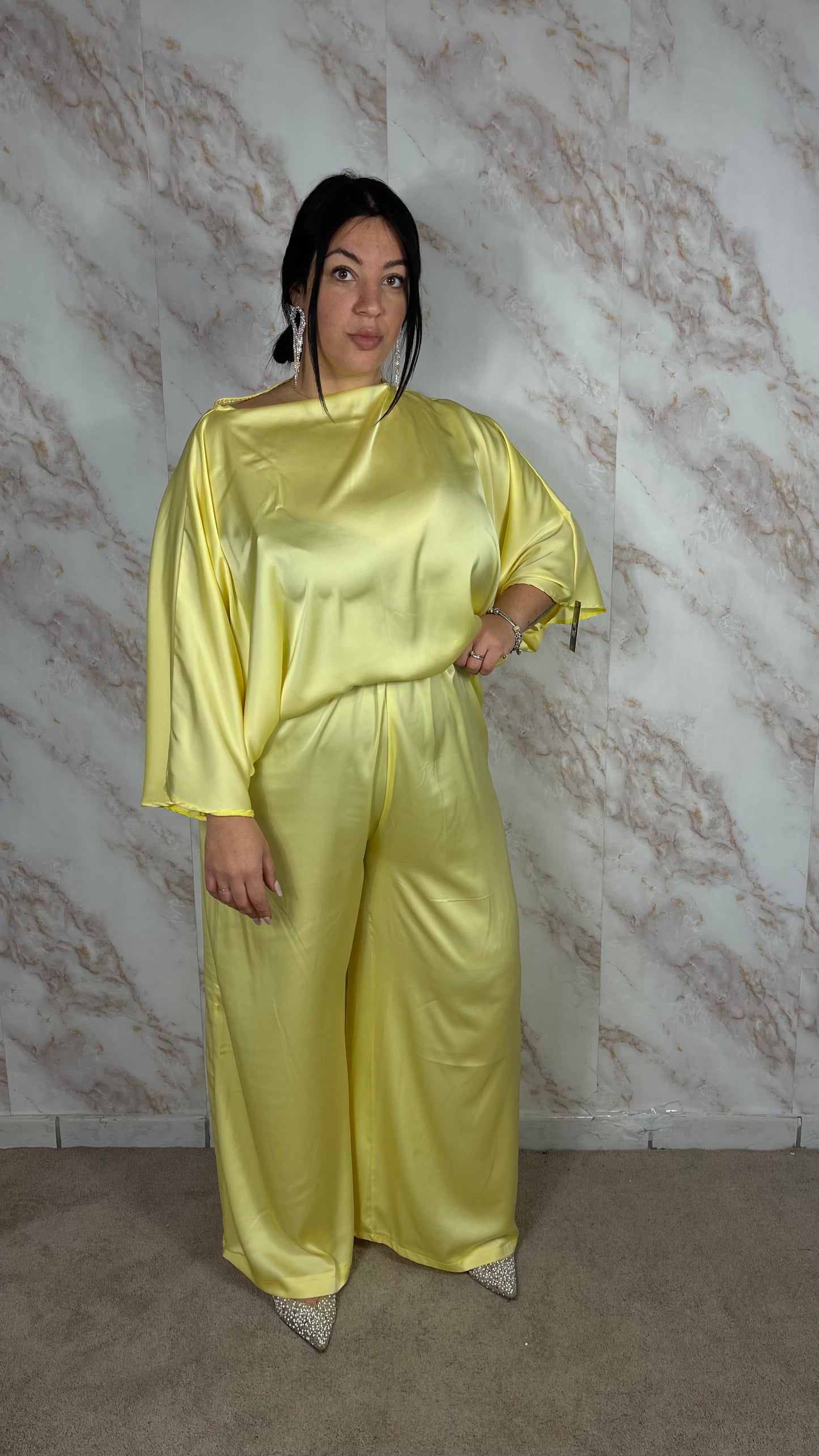 Coordinato Emily Curvy Giallo