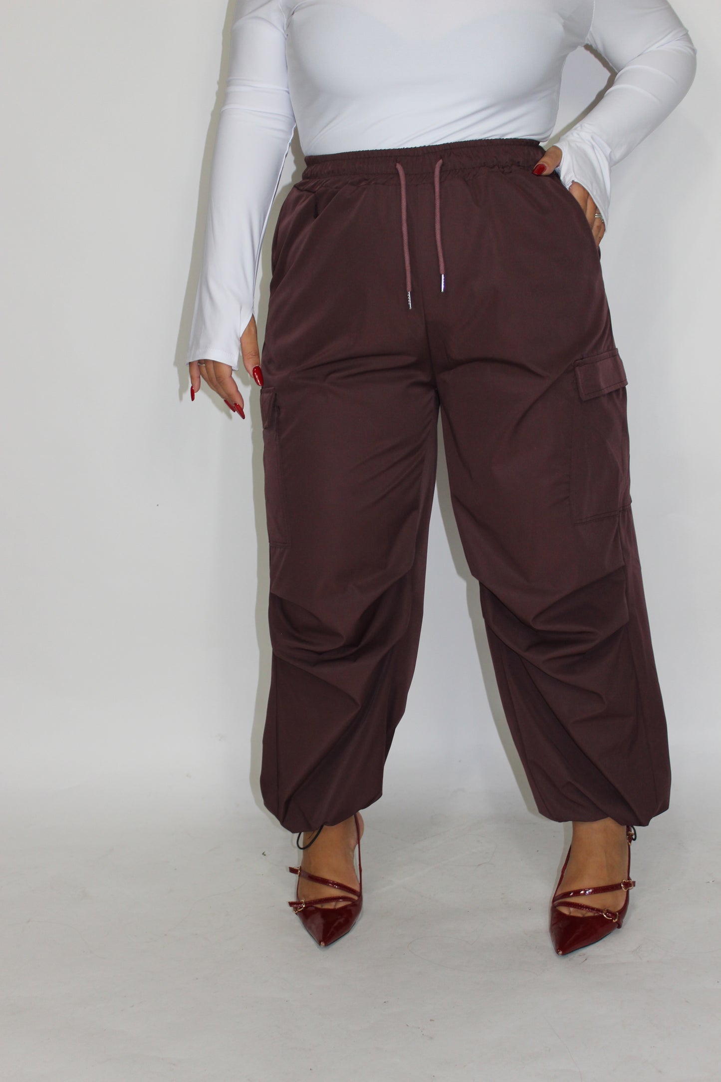 Pantalone Parachute Curvy vari colori