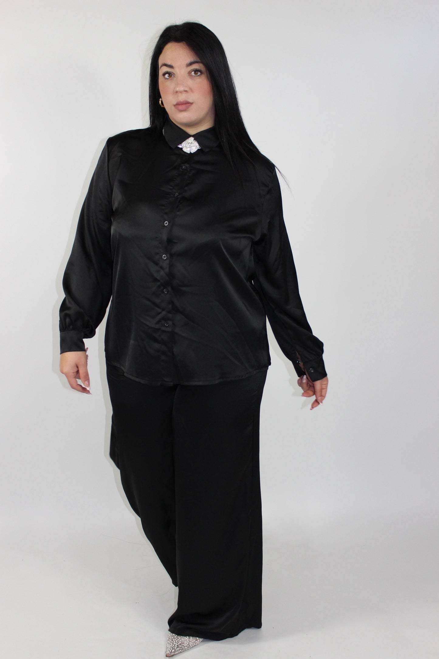 Coordinato Laila Curvy Nero