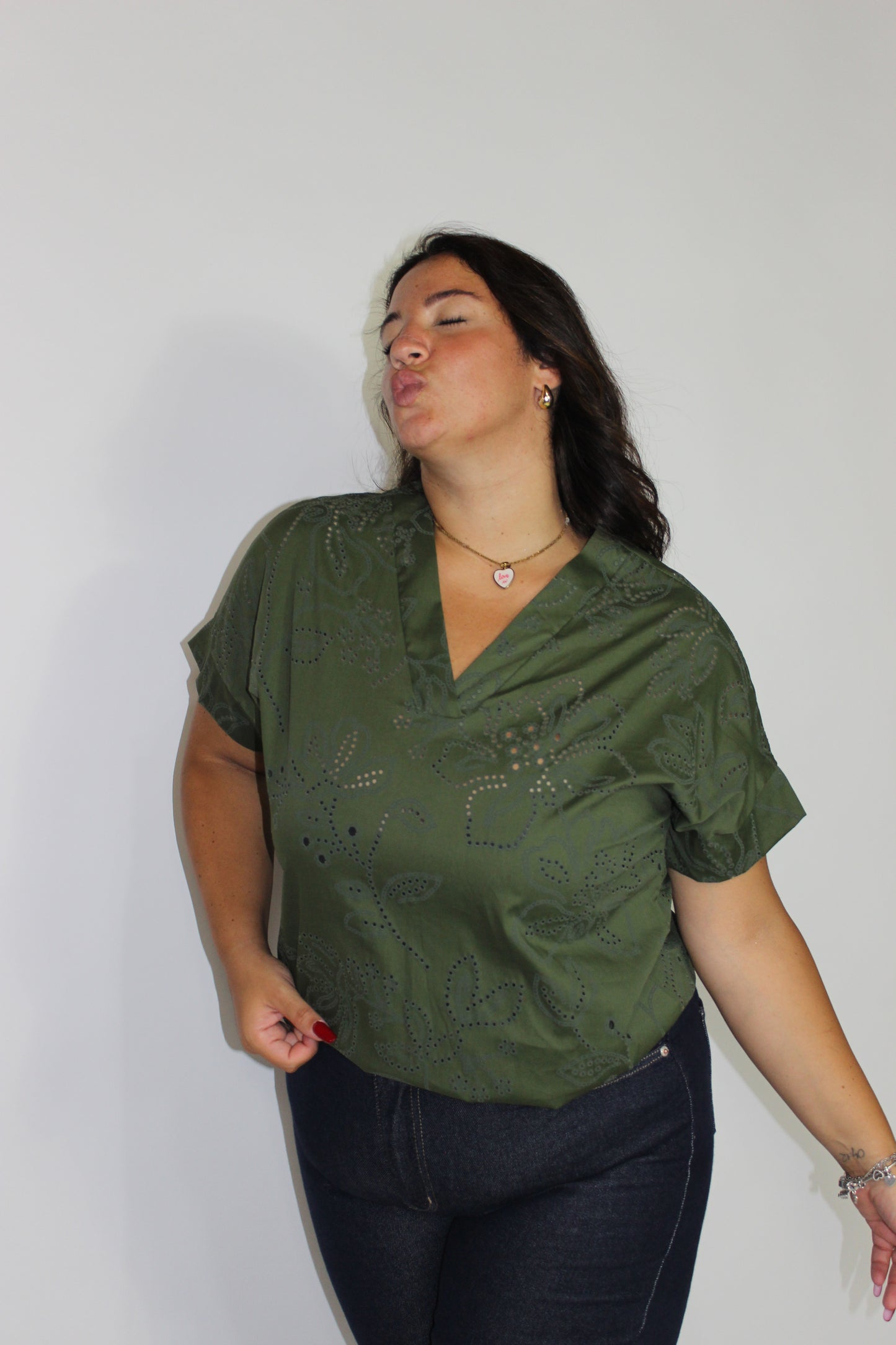 Blusa San Gallo vari colori