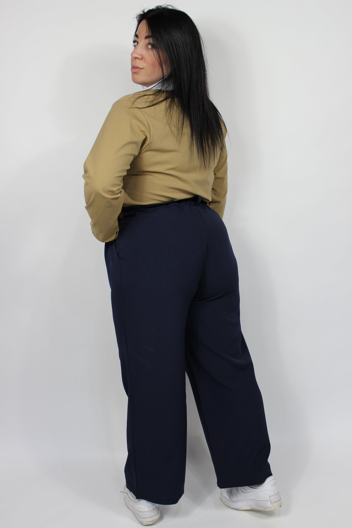 Polo Crop Beige Slim & Curvy