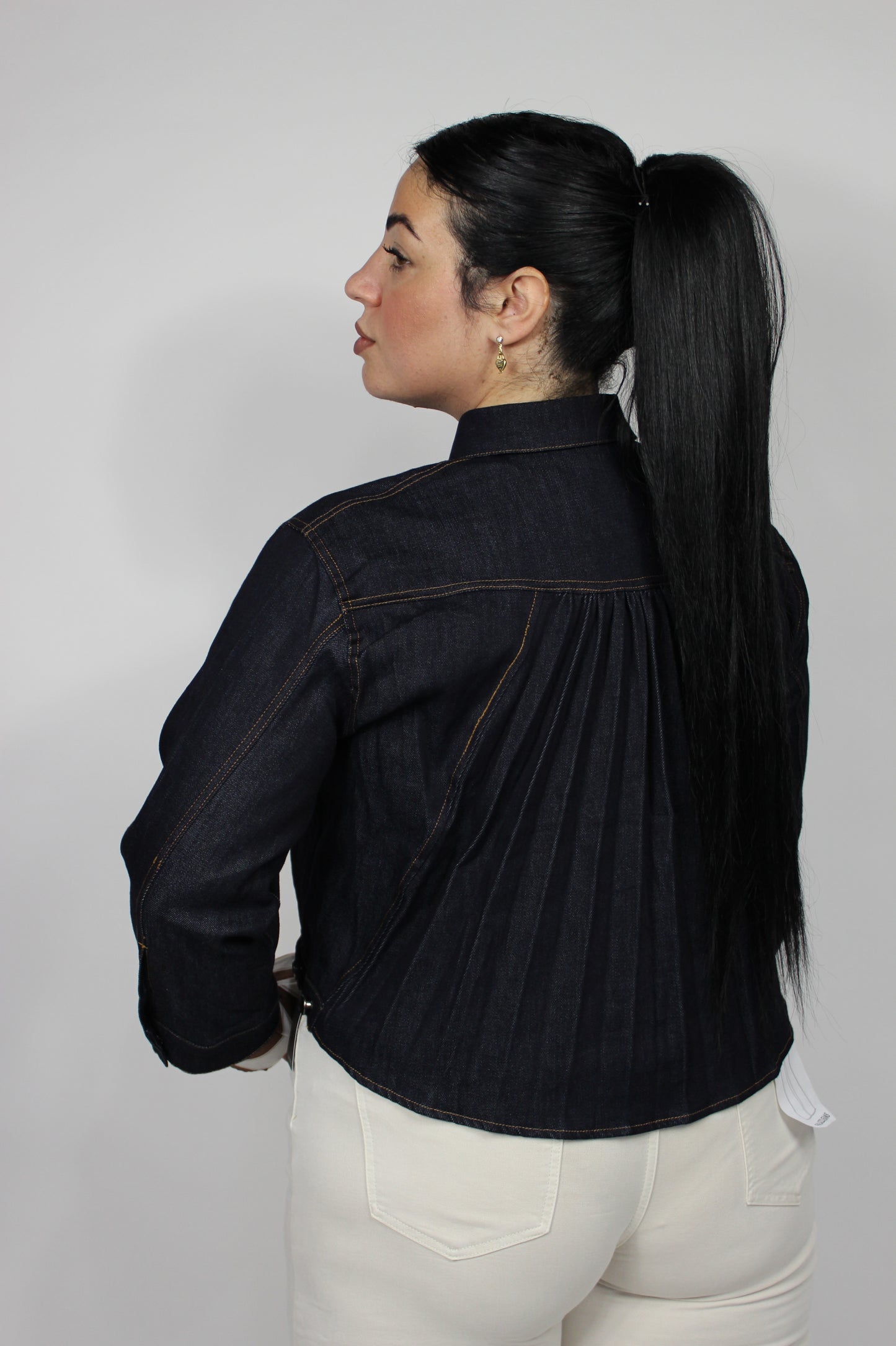 Giacca Kelly Denim Blu Slim & Curvy