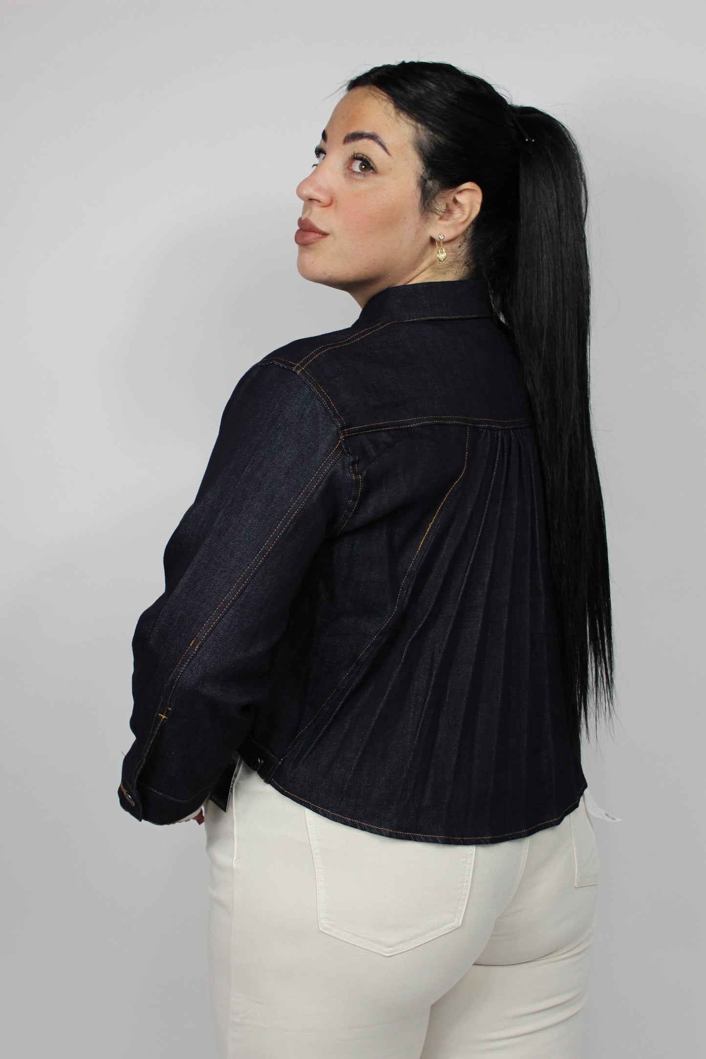 Giacca Kelly Denim Blu Slim & Curvy