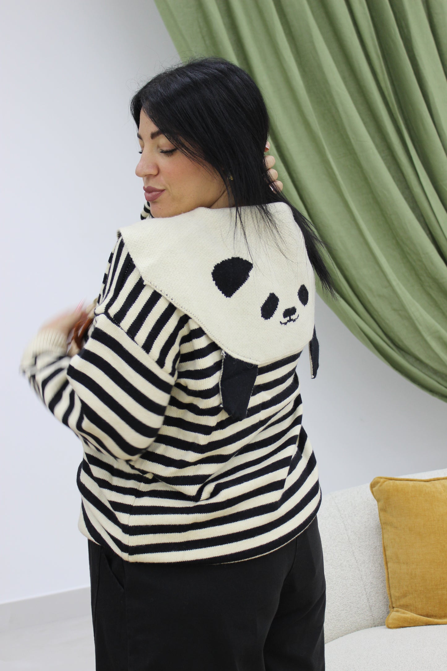 Maxi Pull Panda oversize
