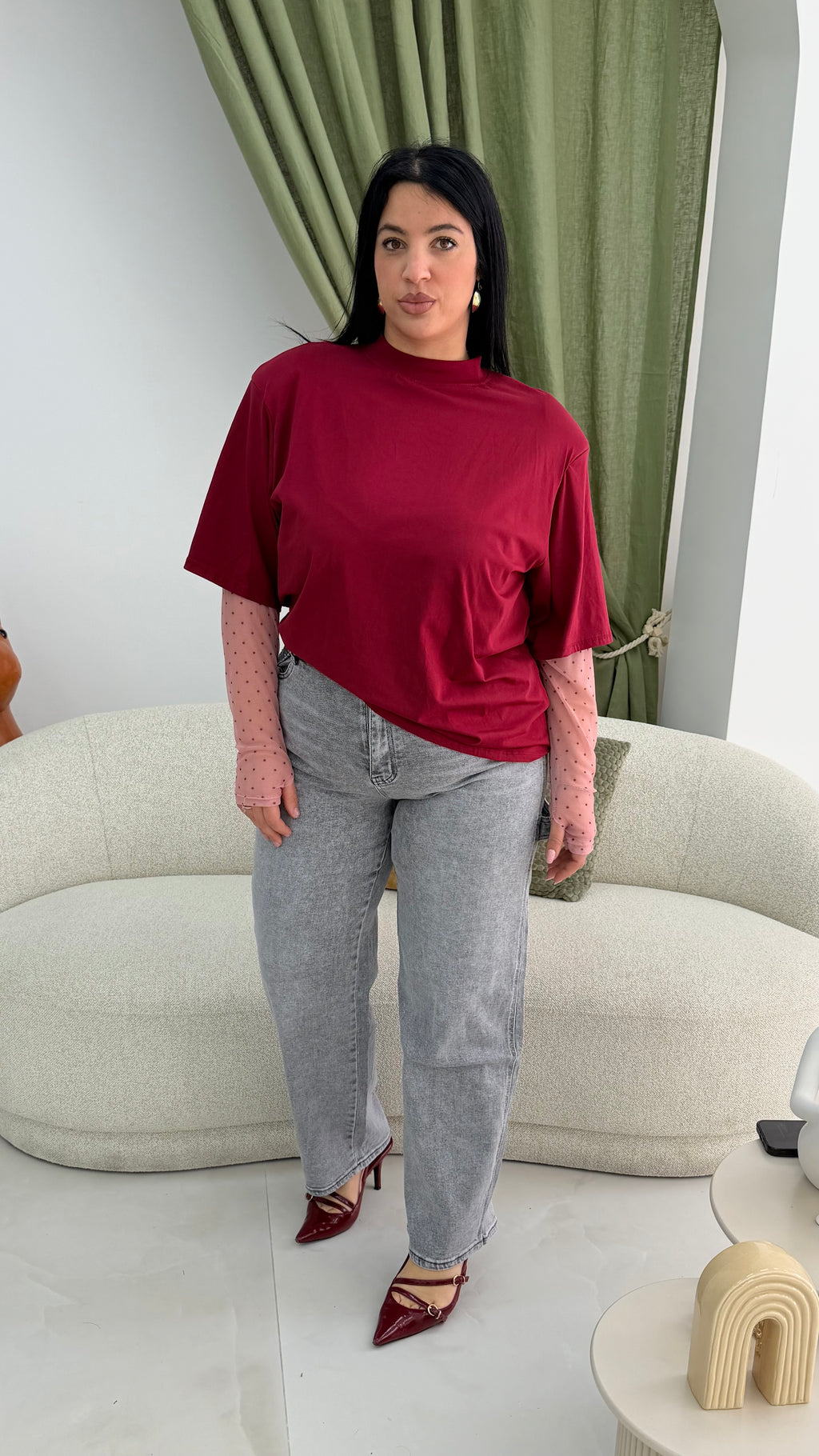 T-Shirt Dama oversize