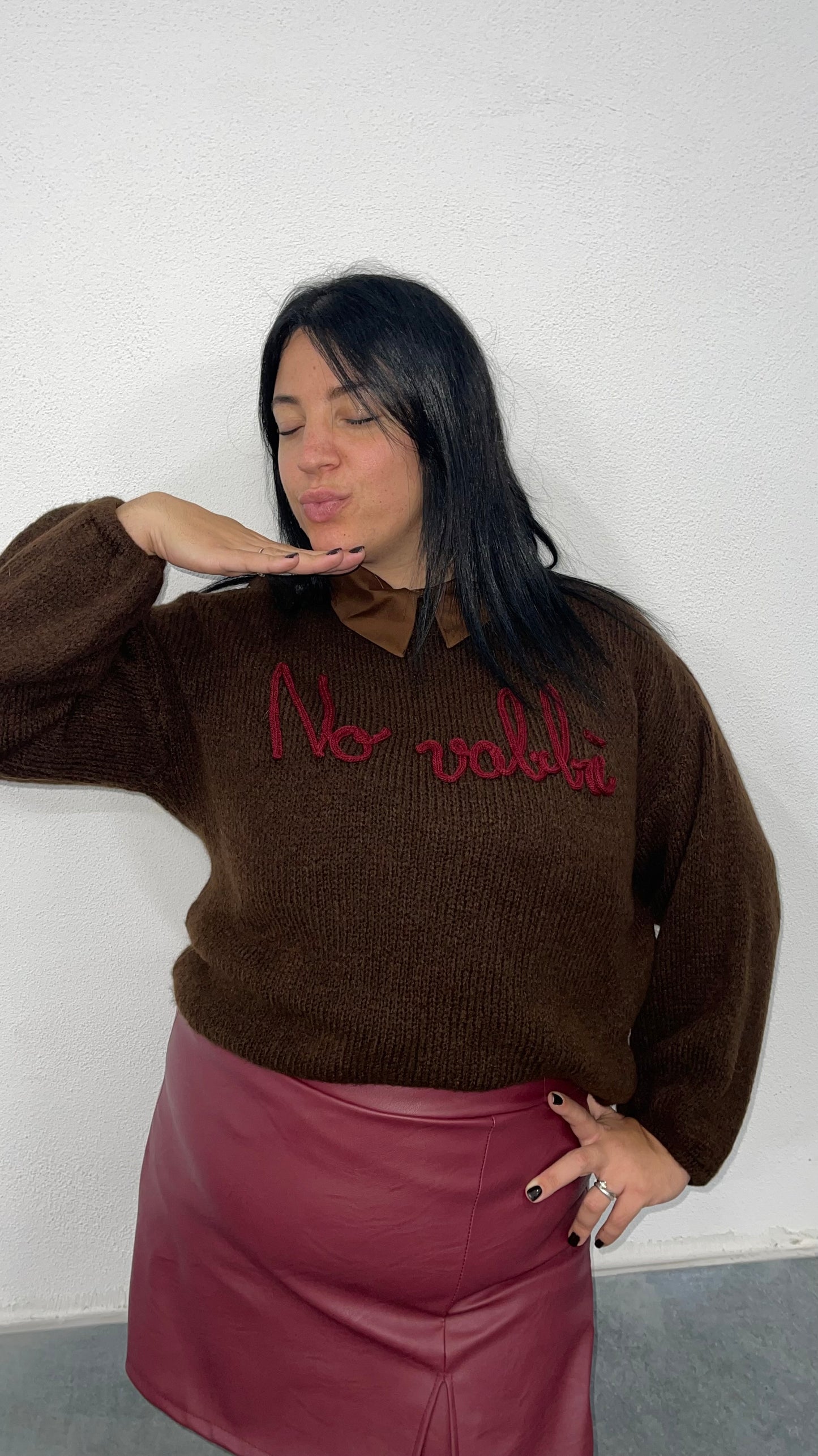 Pull NO VABBÈ oversize Vari colori