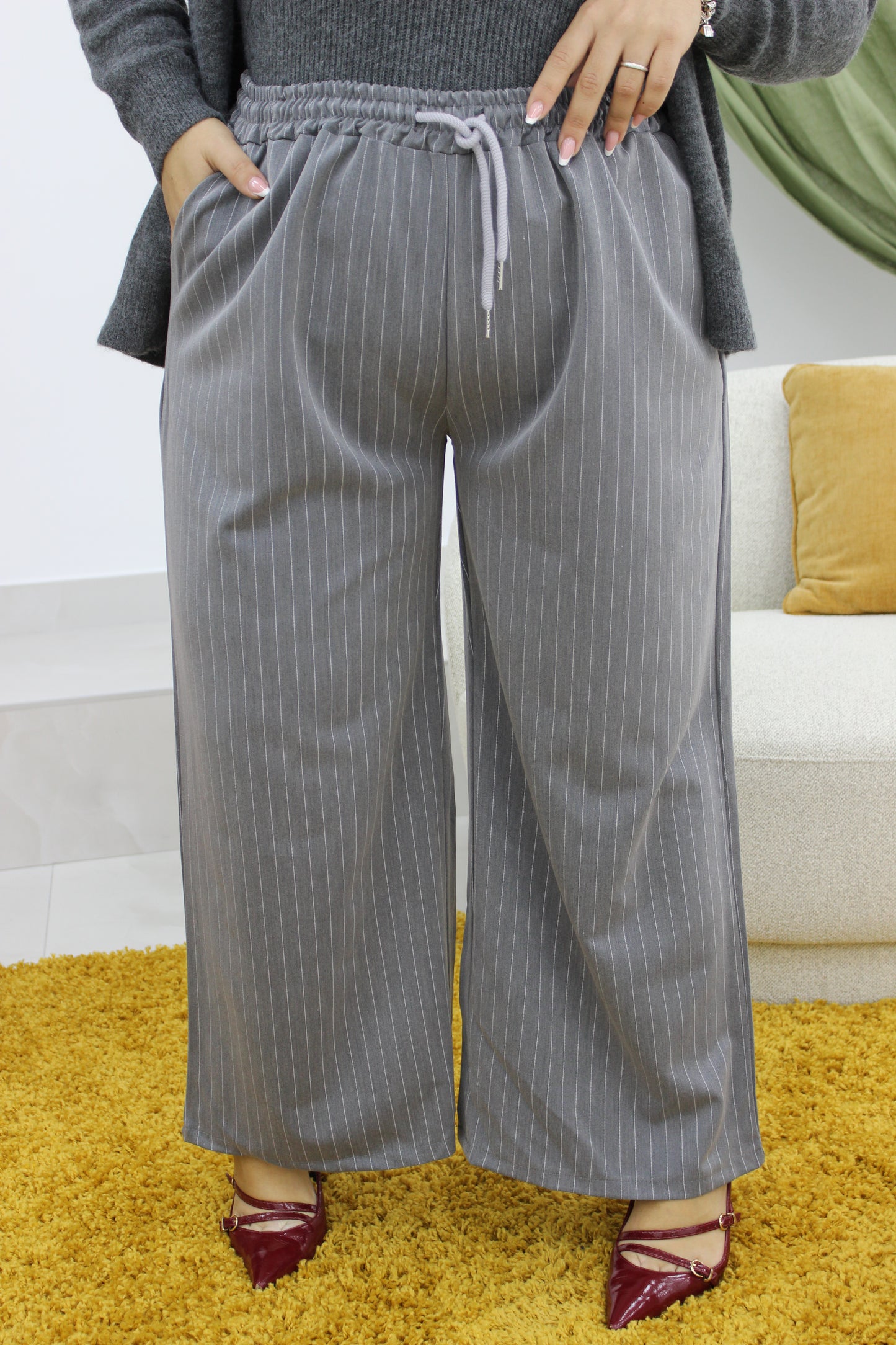 Pantalone gessato CURVY