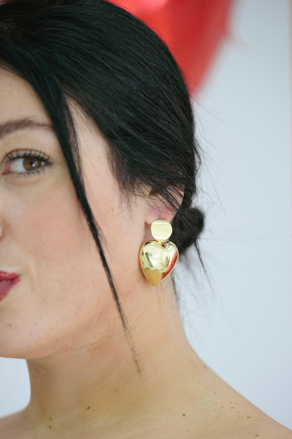 Orecchini cuore pendente