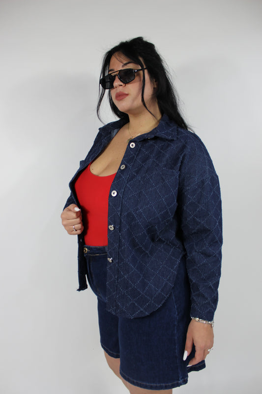 Camicia jeans Blue oversize