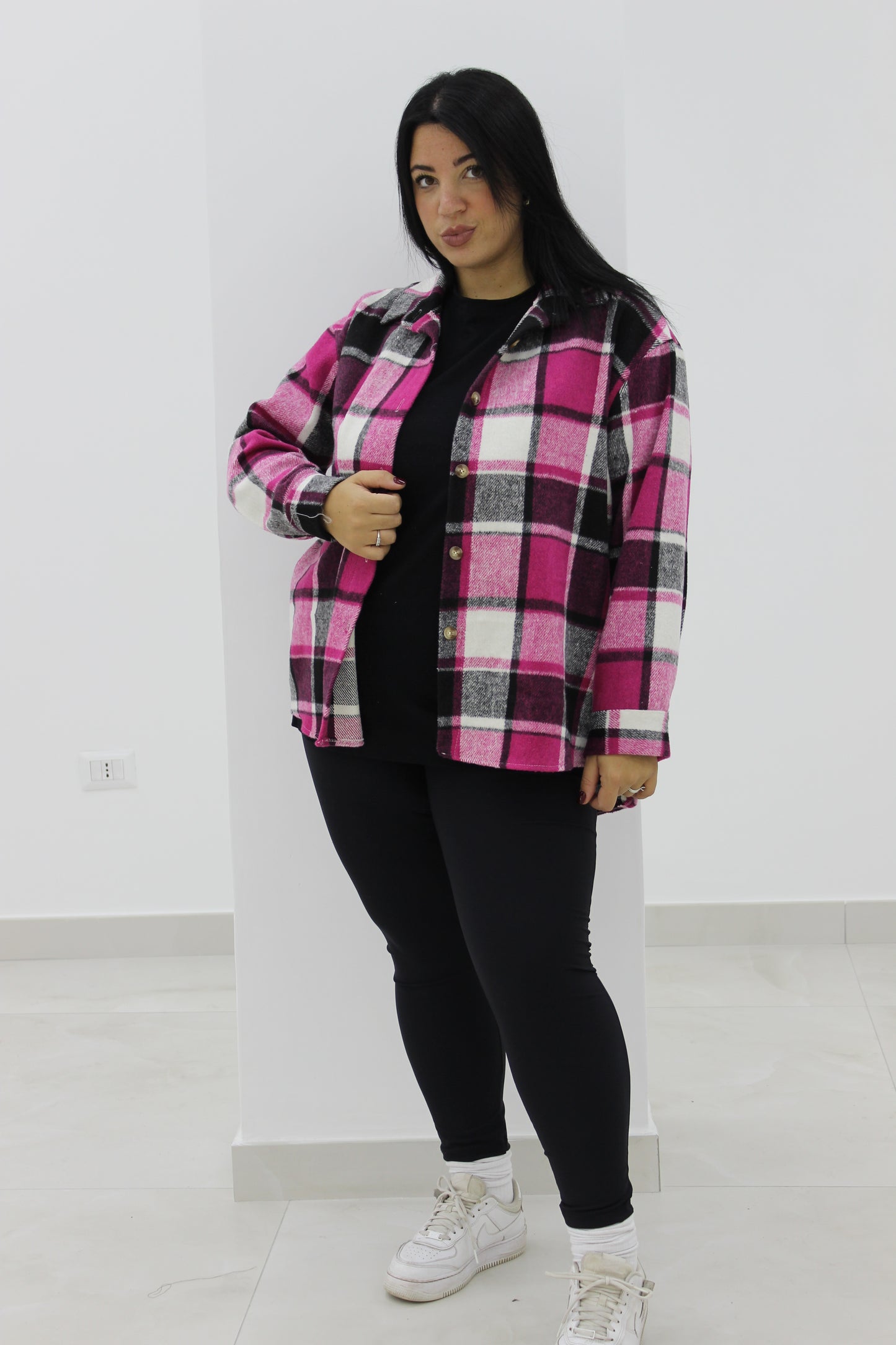 Giacca Quadri Oversize Vari colori