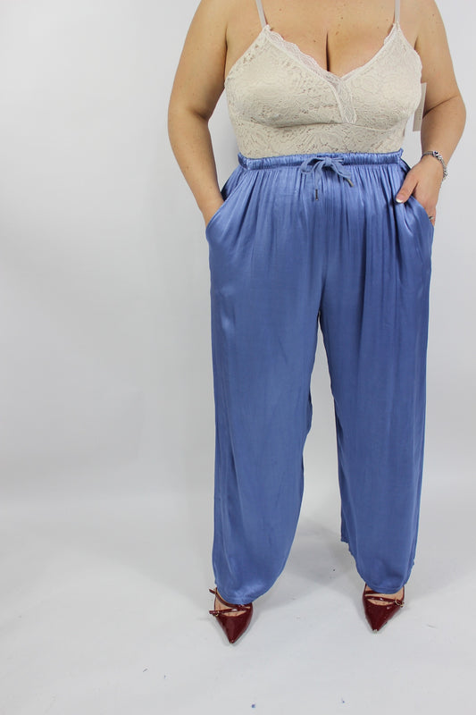 Pantalone Felicia Curvy Azzurro
